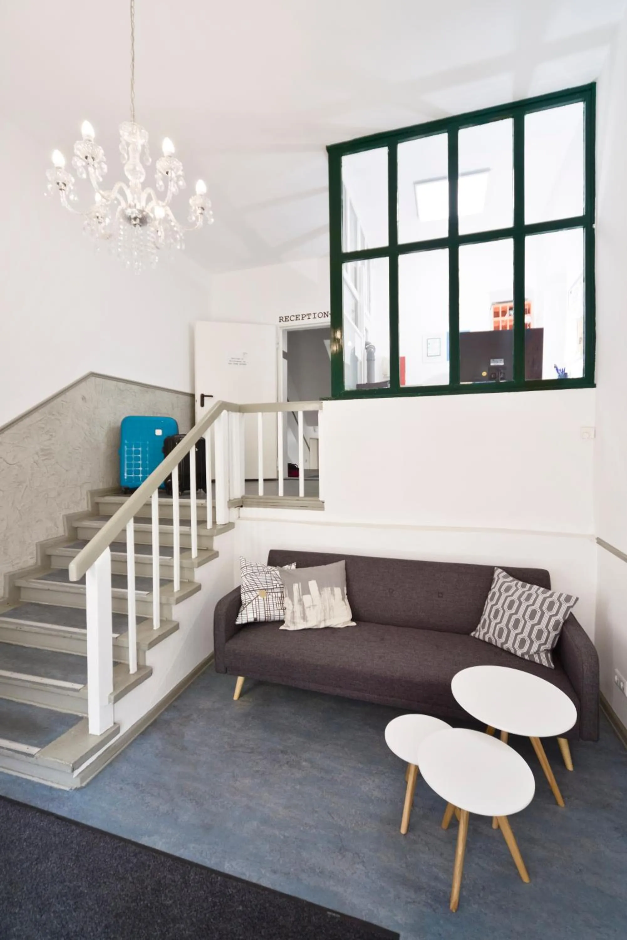 Lobby or reception in Old Town Hostel