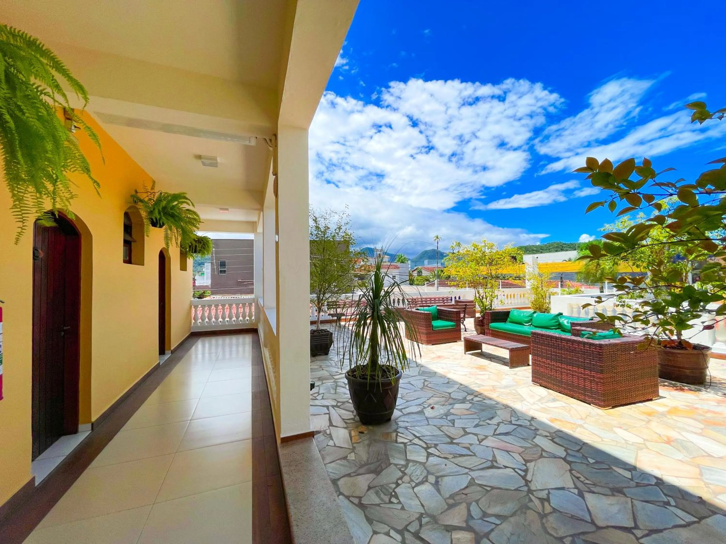 Patio in Hotel Parque Atlântico