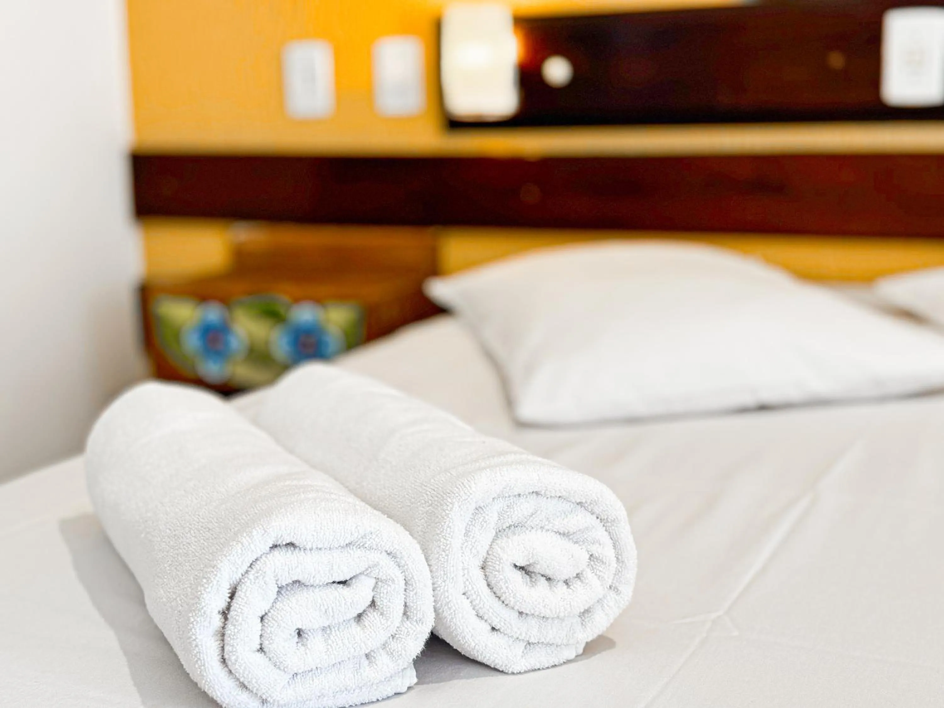 Bed in Hotel Parque Atlântico