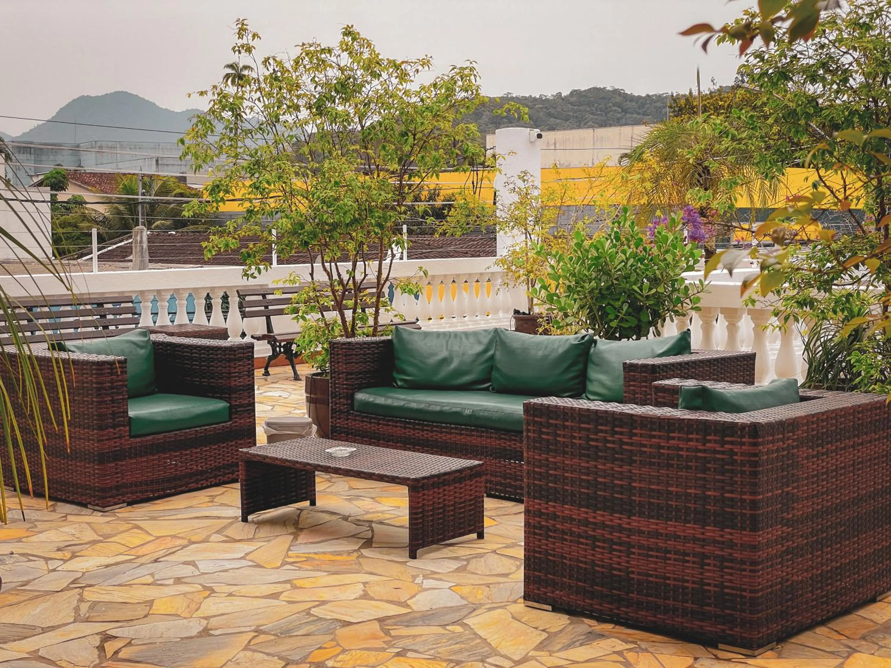 Patio in Hotel Parque Atlântico