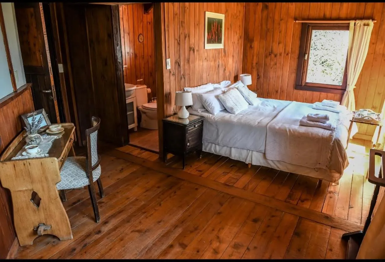 Bed in Hosteria Las Cartas