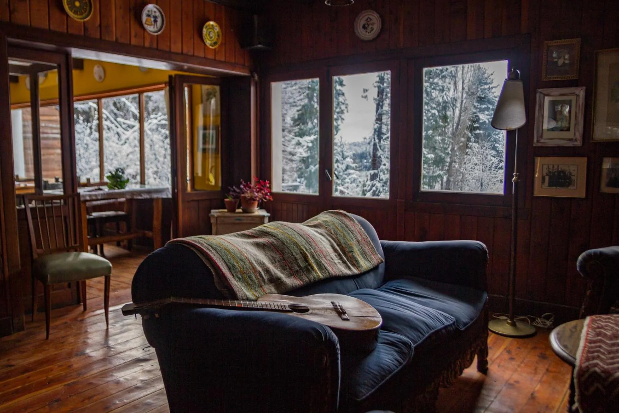 Living room in Hosteria Las Cartas