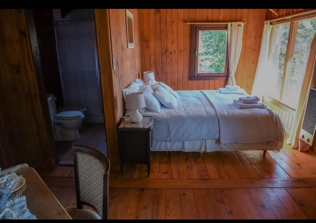 Bed in Hosteria Las Cartas