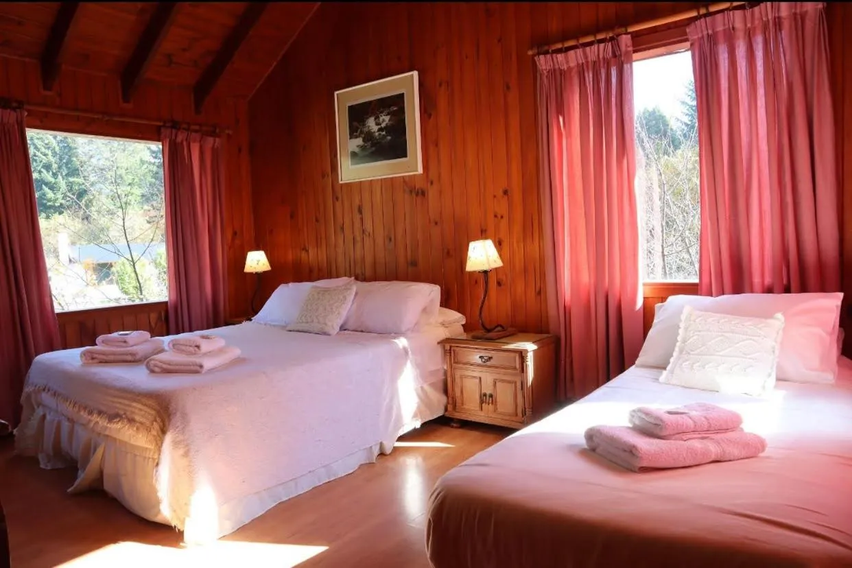 Bed in Hosteria Las Cartas