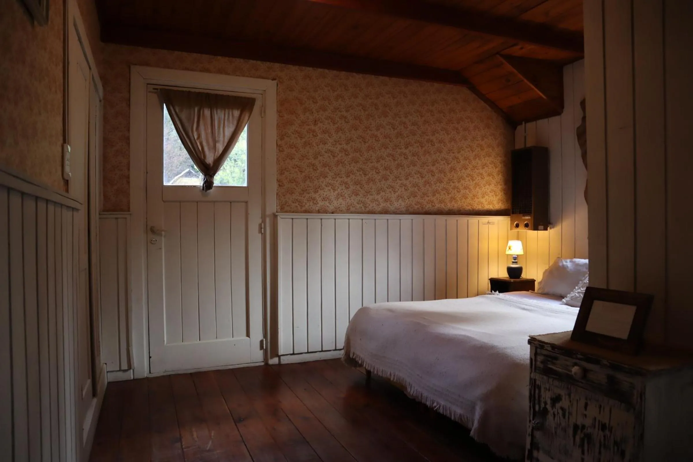 Bed in Hosteria Las Cartas