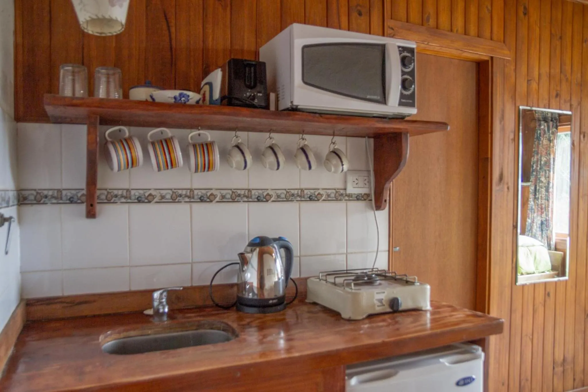 Kitchen or kitchenette in Hosteria Las Cartas
