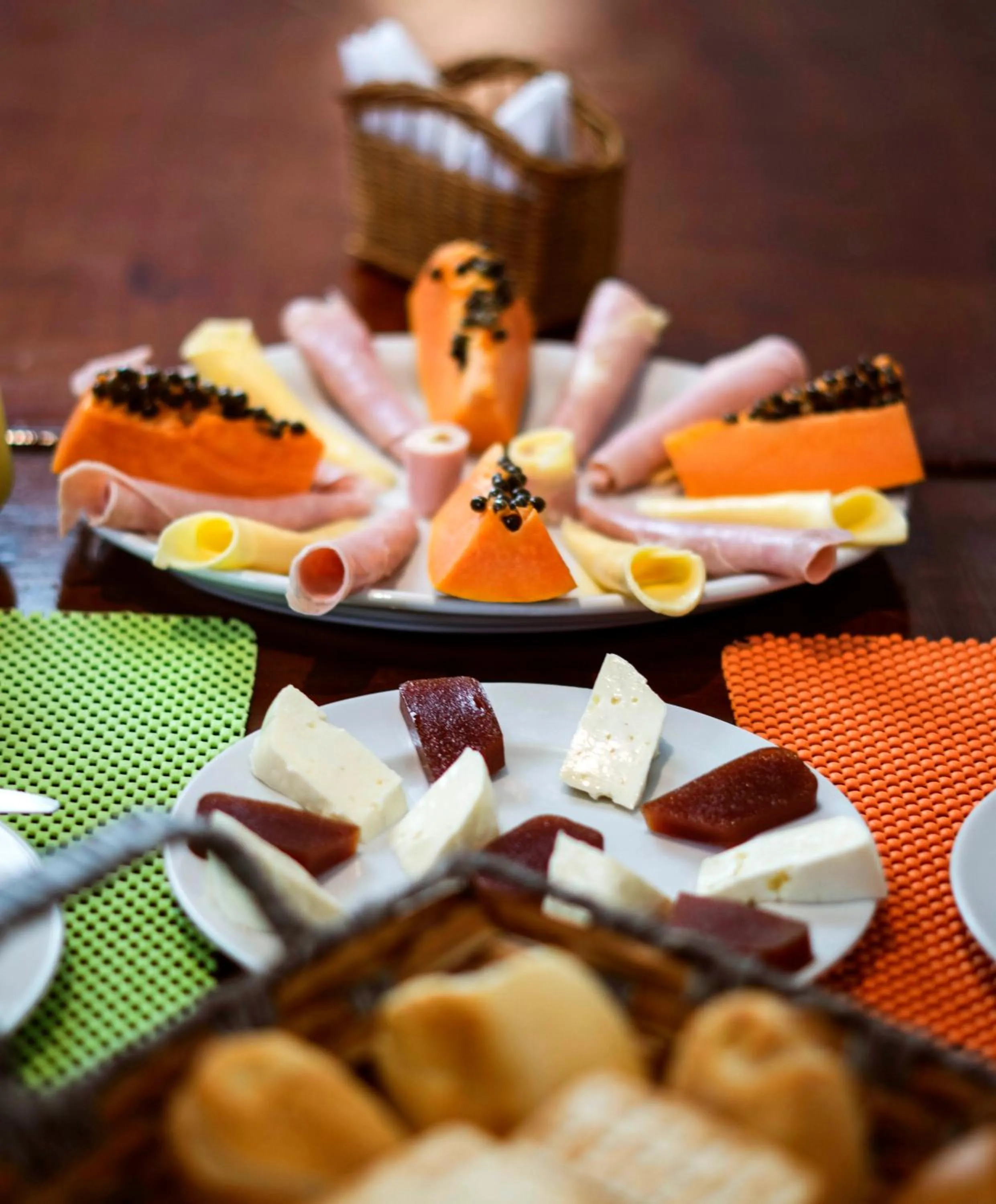 Continental breakfast in Hotel Pousada do Sol