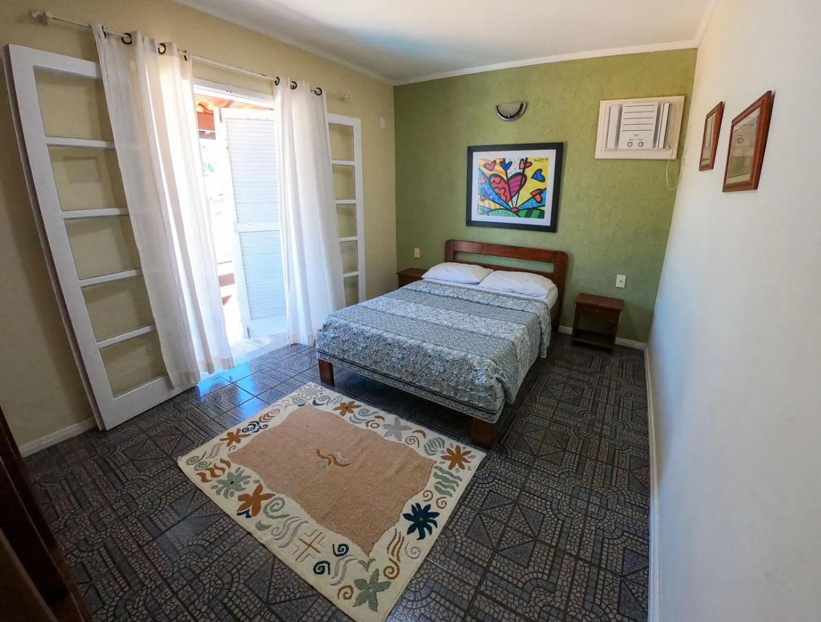 Bed in Hotel Pousada do Sol