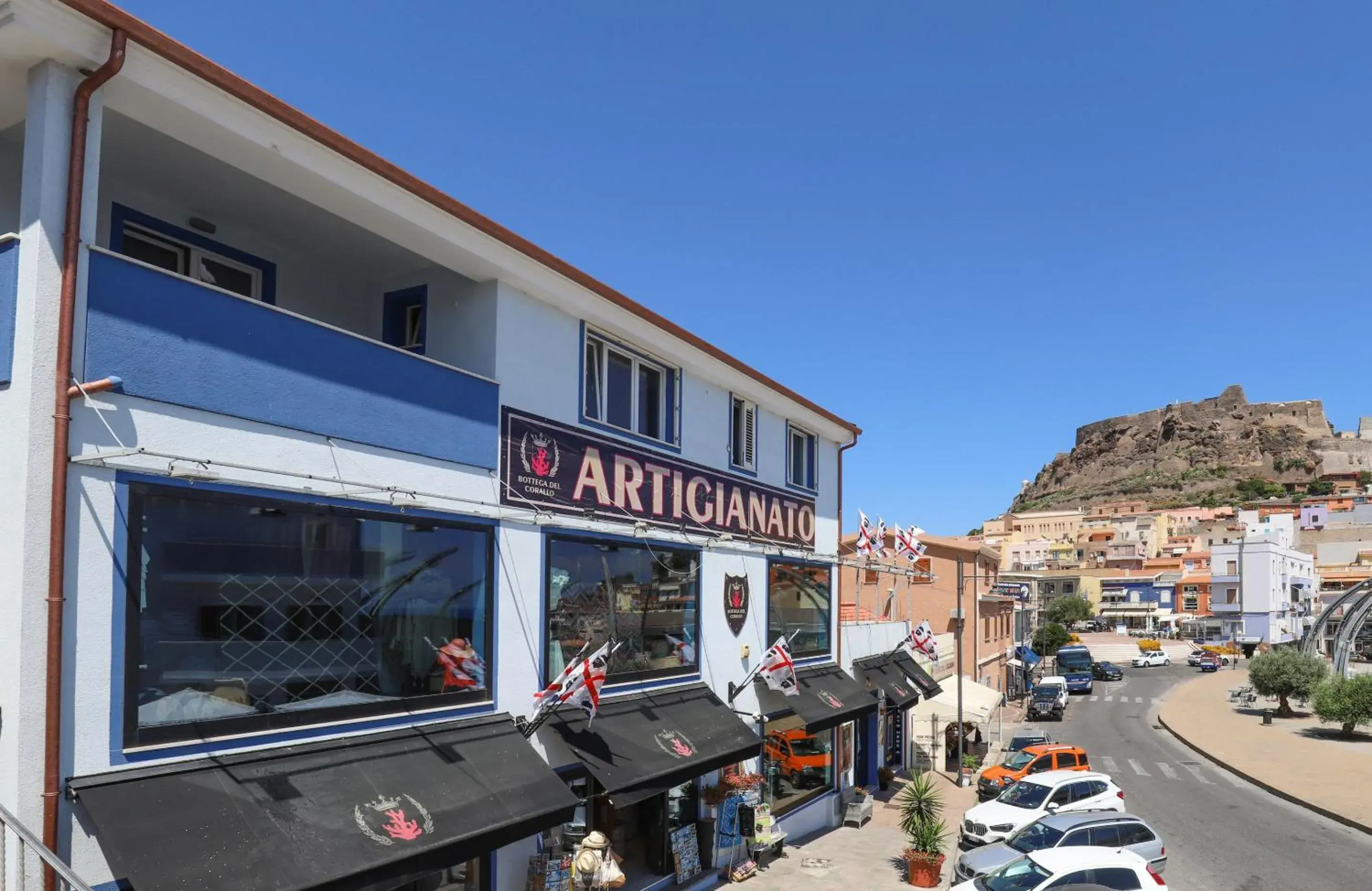 Property building in The Square Castelsardo Property building in The Square Castelsardo
