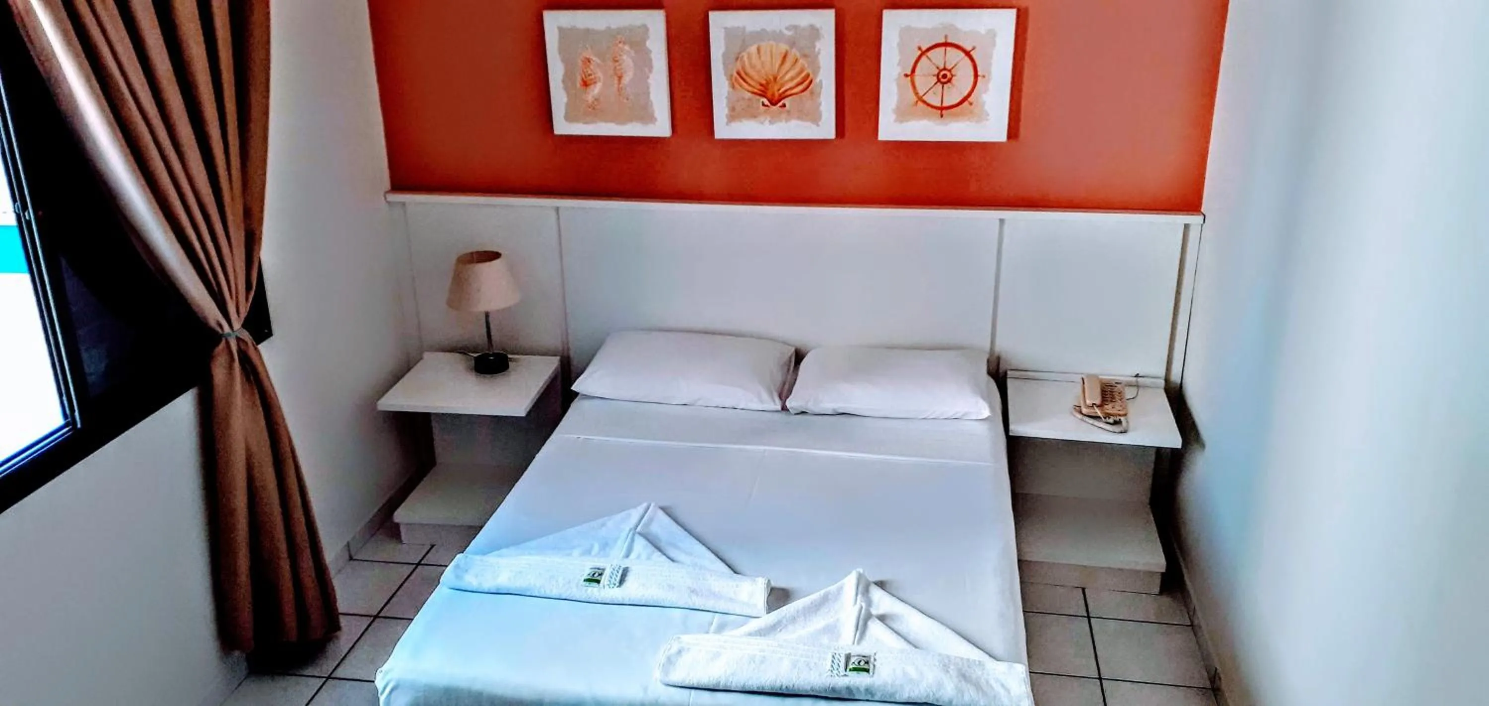 Bed in Hotel Jangada Flat