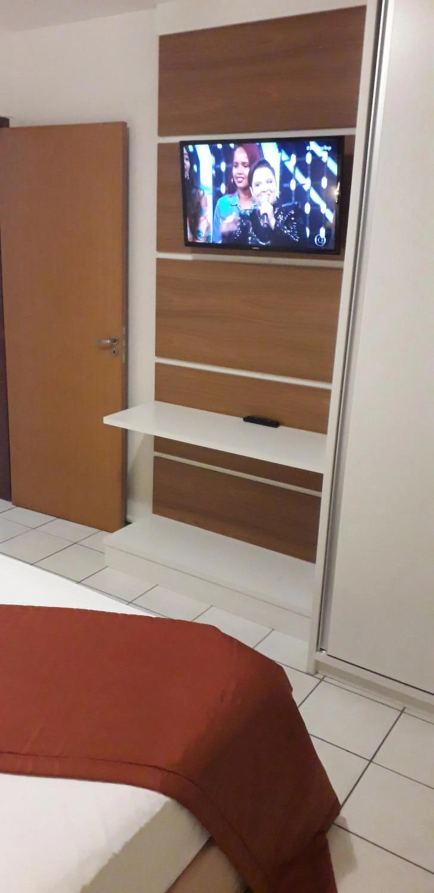 Bed in Hotel Jangada Flat