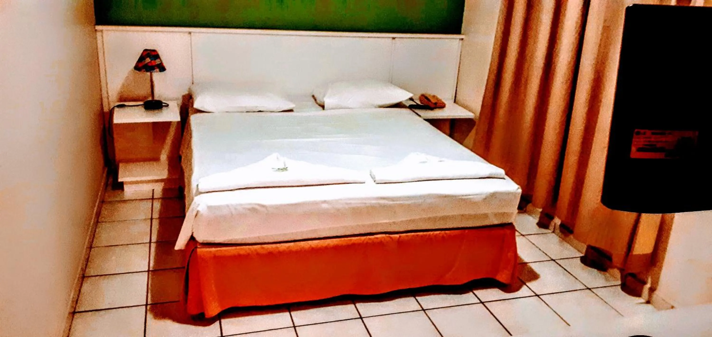 Bed in Hotel Jangada Flat