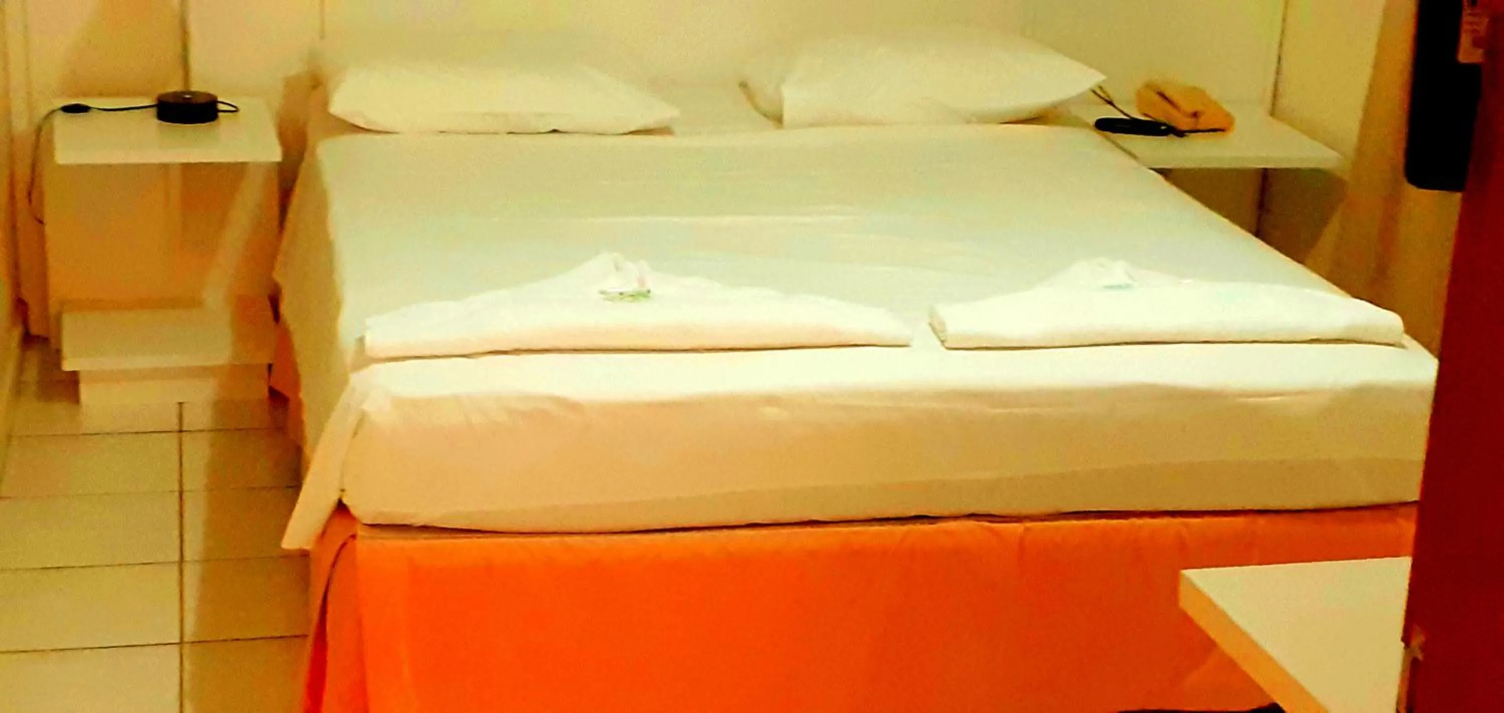Bed in Hotel Jangada Flat