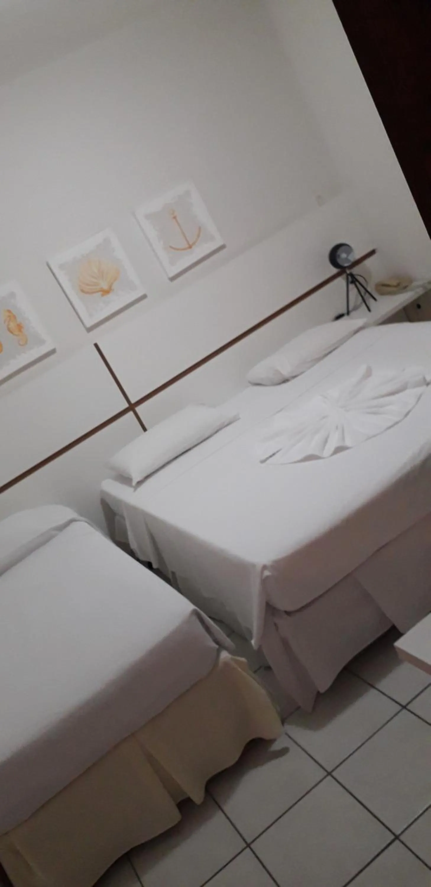 Bed in Hotel Jangada Flat