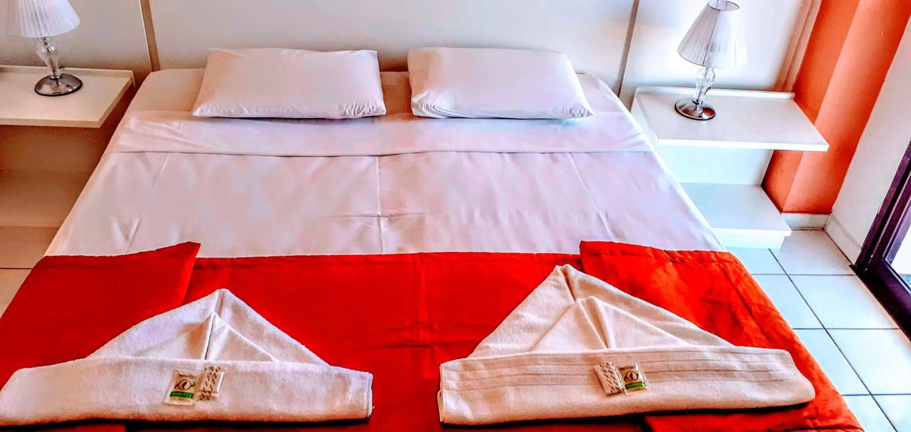 Bed in Hotel Jangada Flat