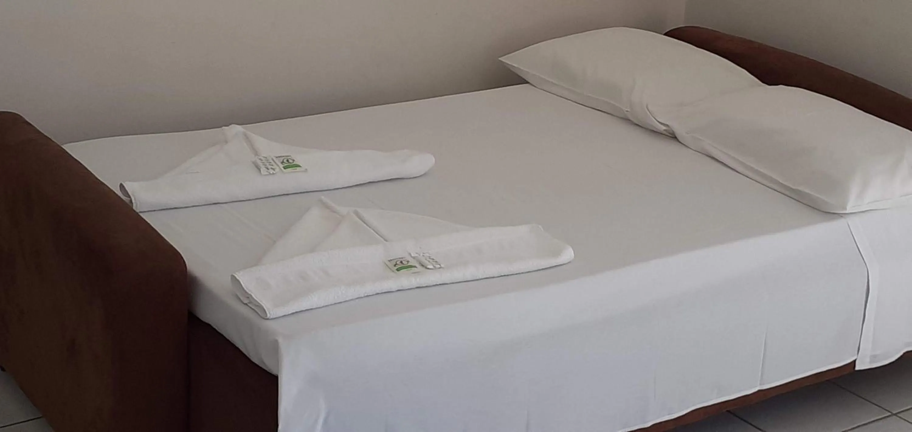 Bed in Hotel Jangada Flat
