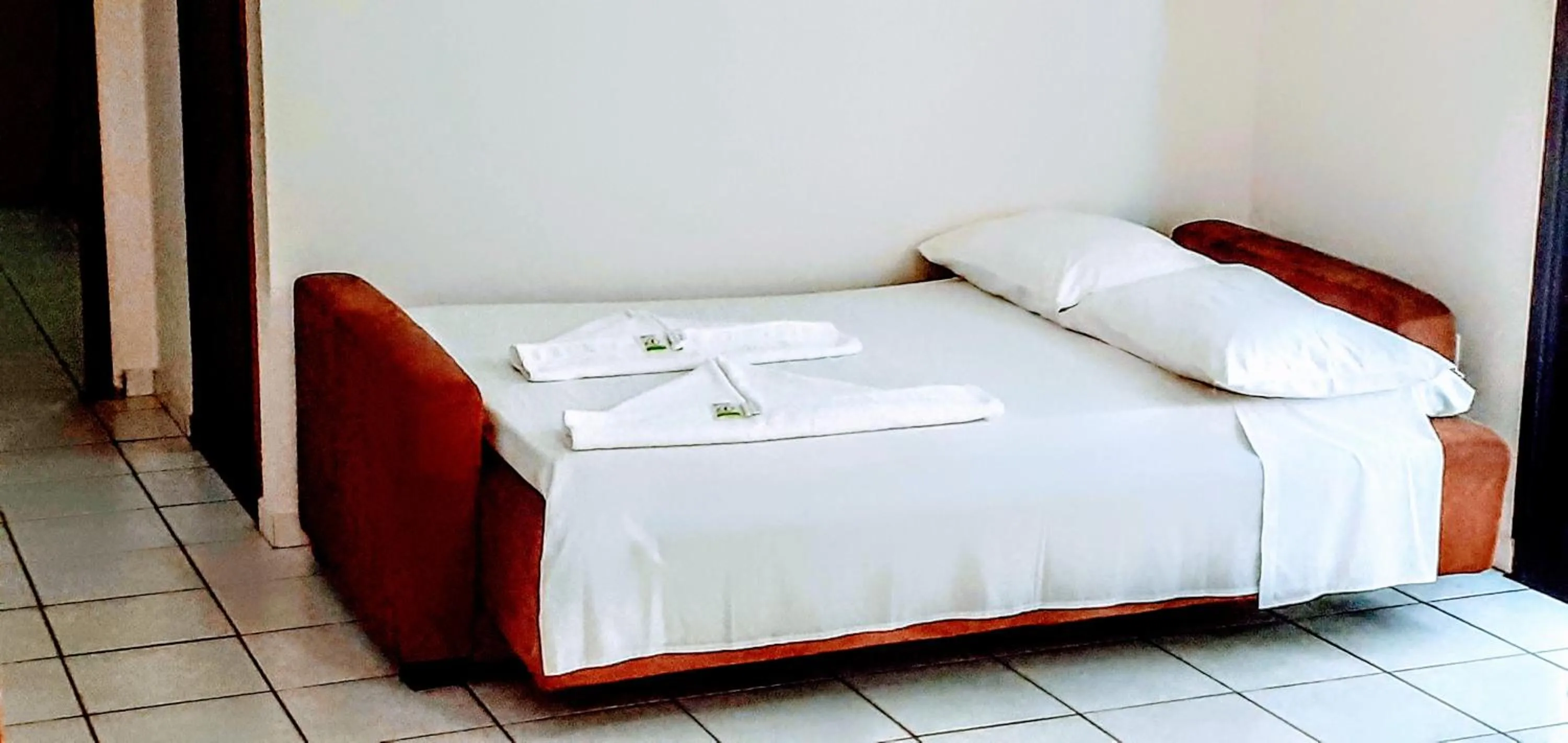 Bed in Hotel Jangada Flat