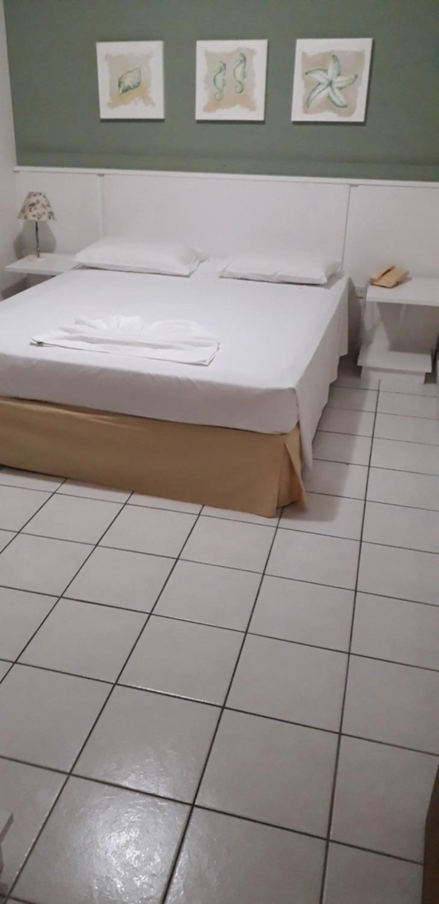 Bed in Hotel Jangada Flat