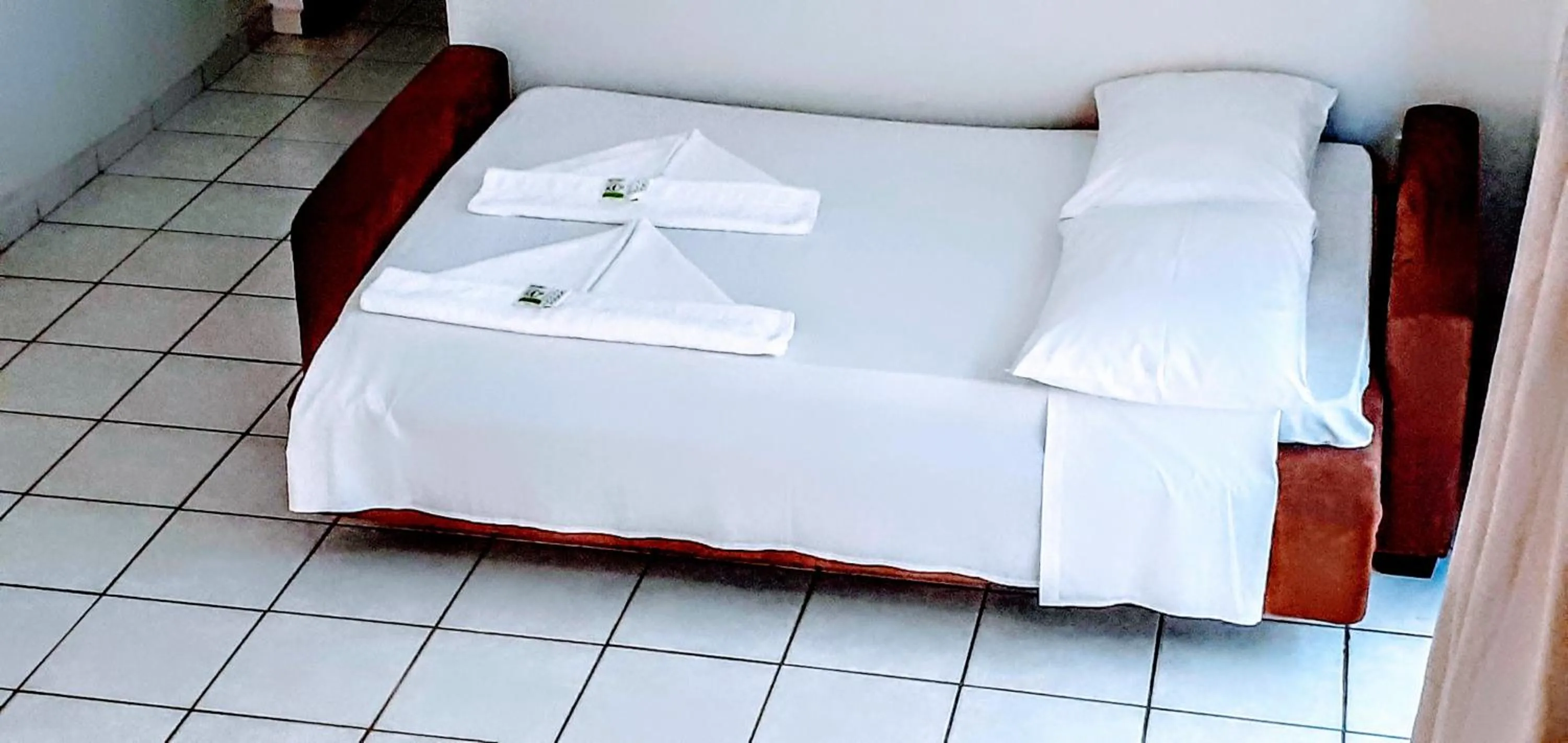Bed in Hotel Jangada Flat