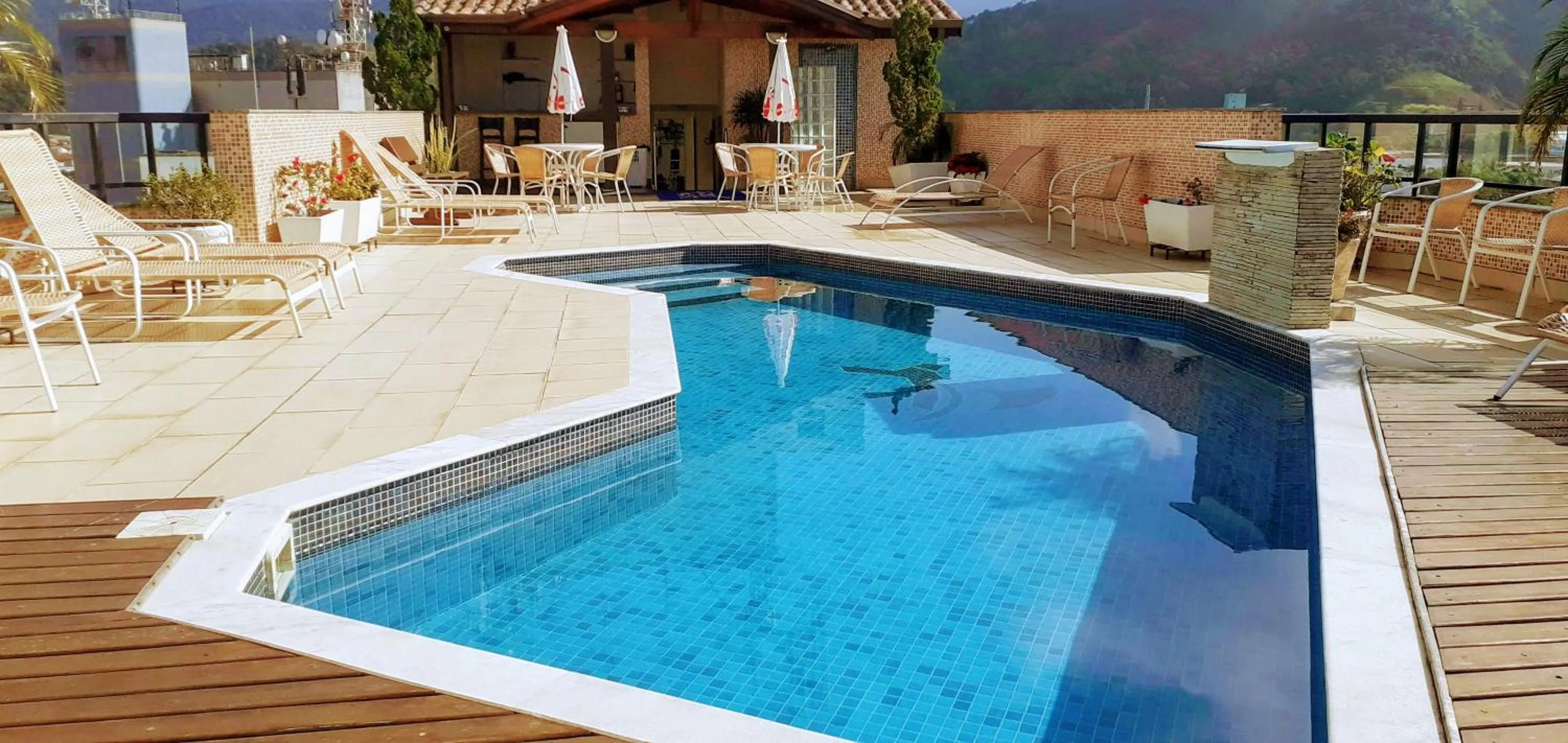 Swimming pool in Hotel Jangada Flat
