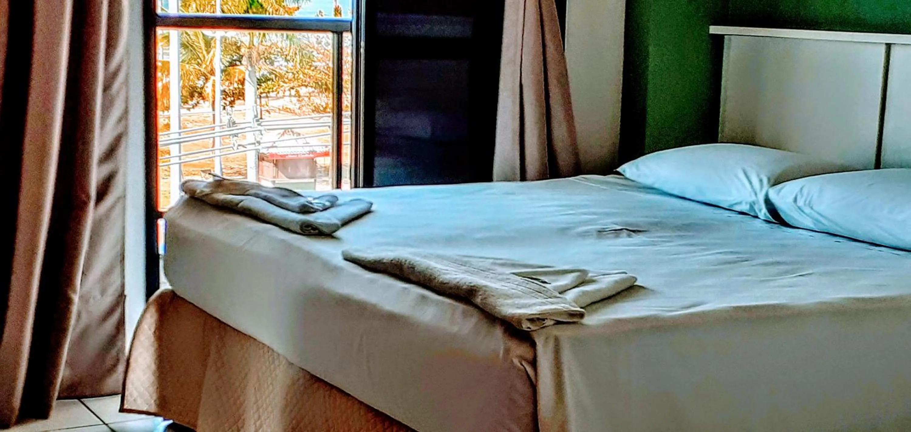 Bed in Hotel Jangada Flat