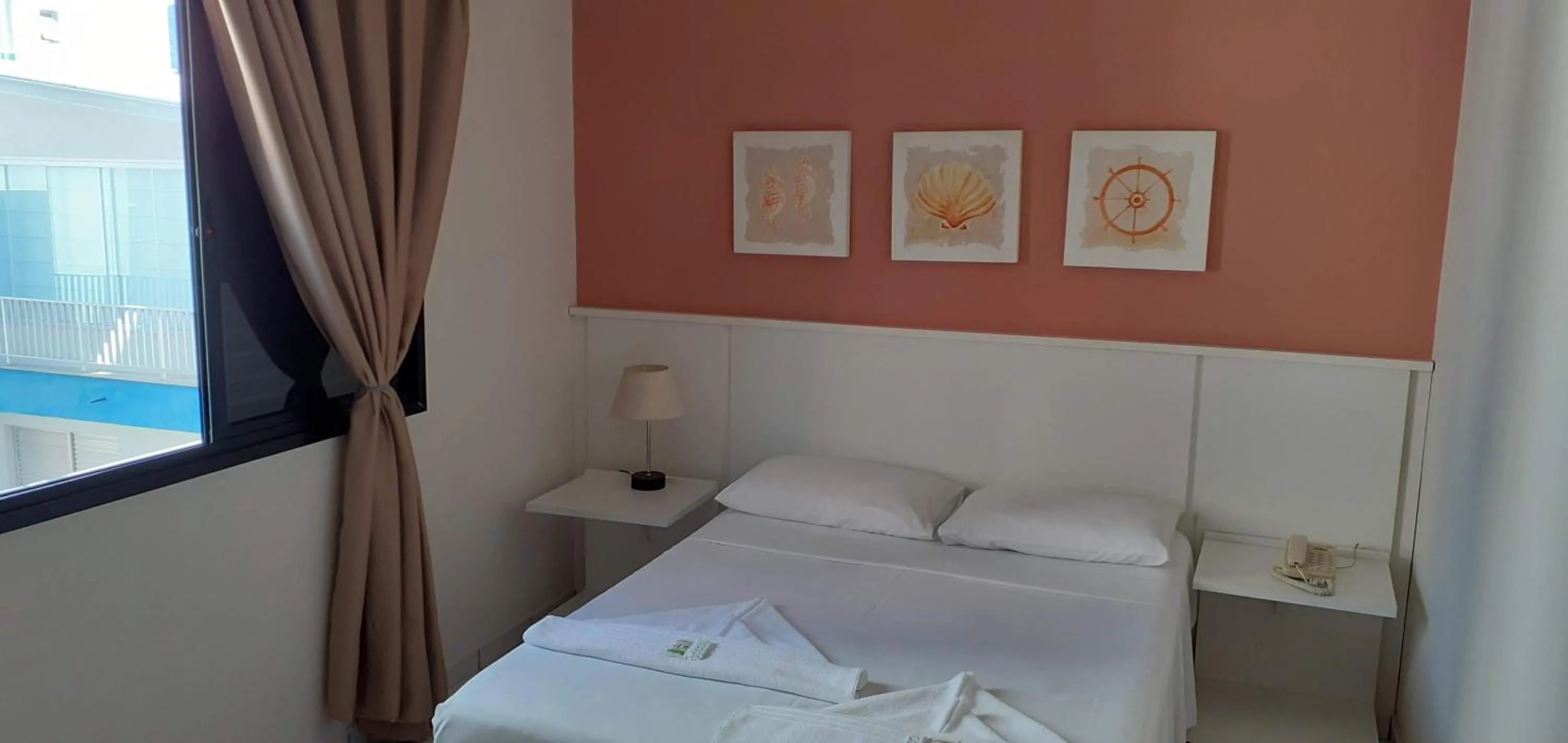 Bed in Hotel Jangada Flat