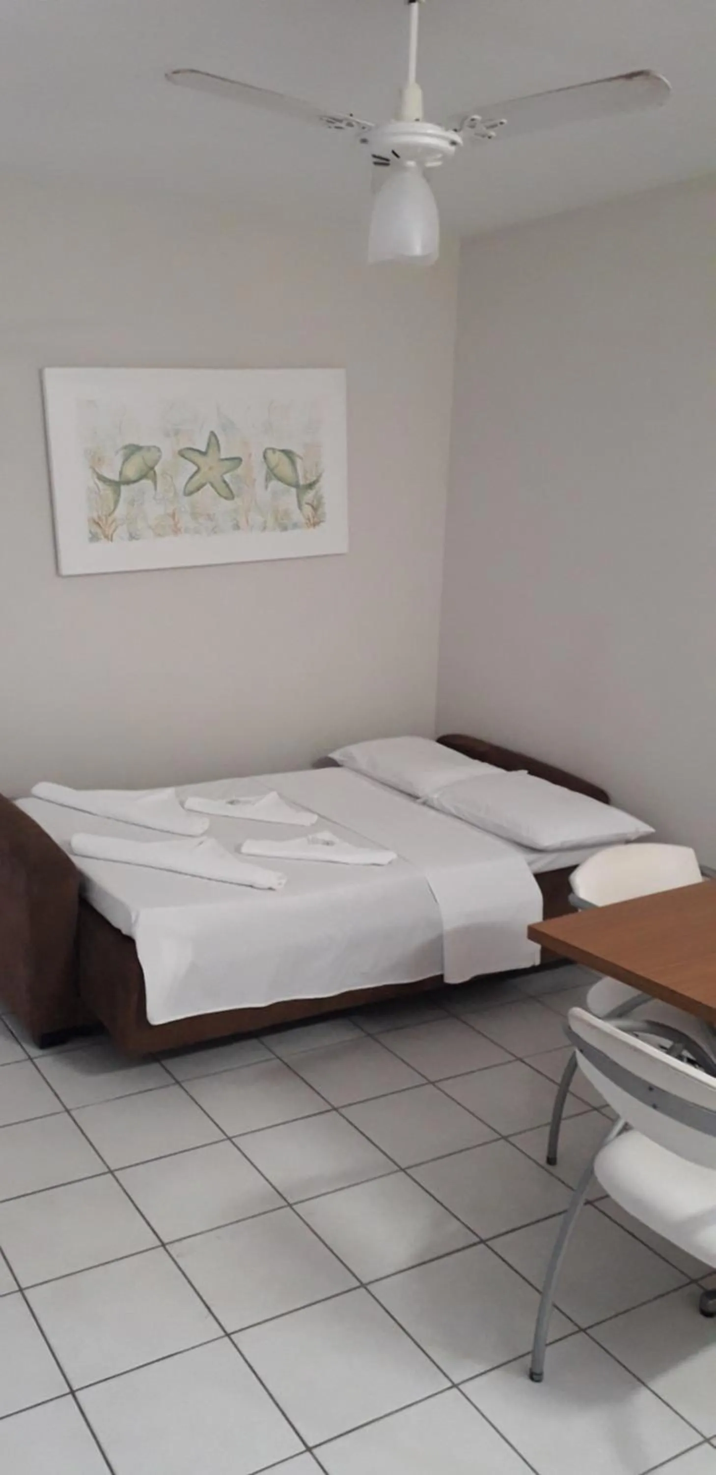Bed in Hotel Jangada Flat