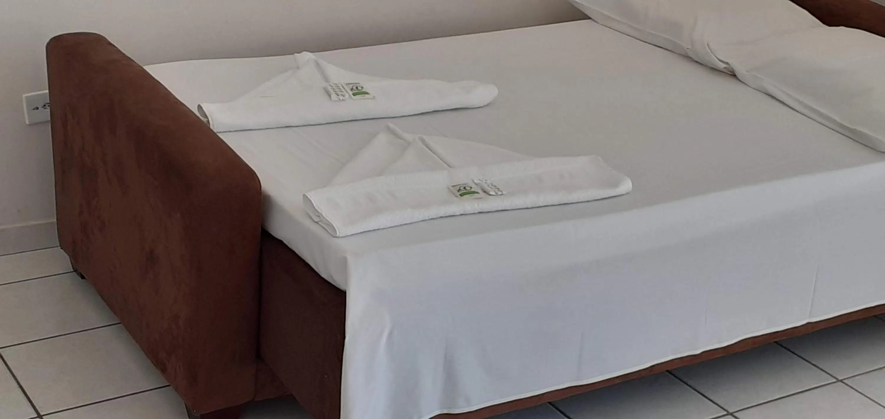 Bed in Hotel Jangada Flat