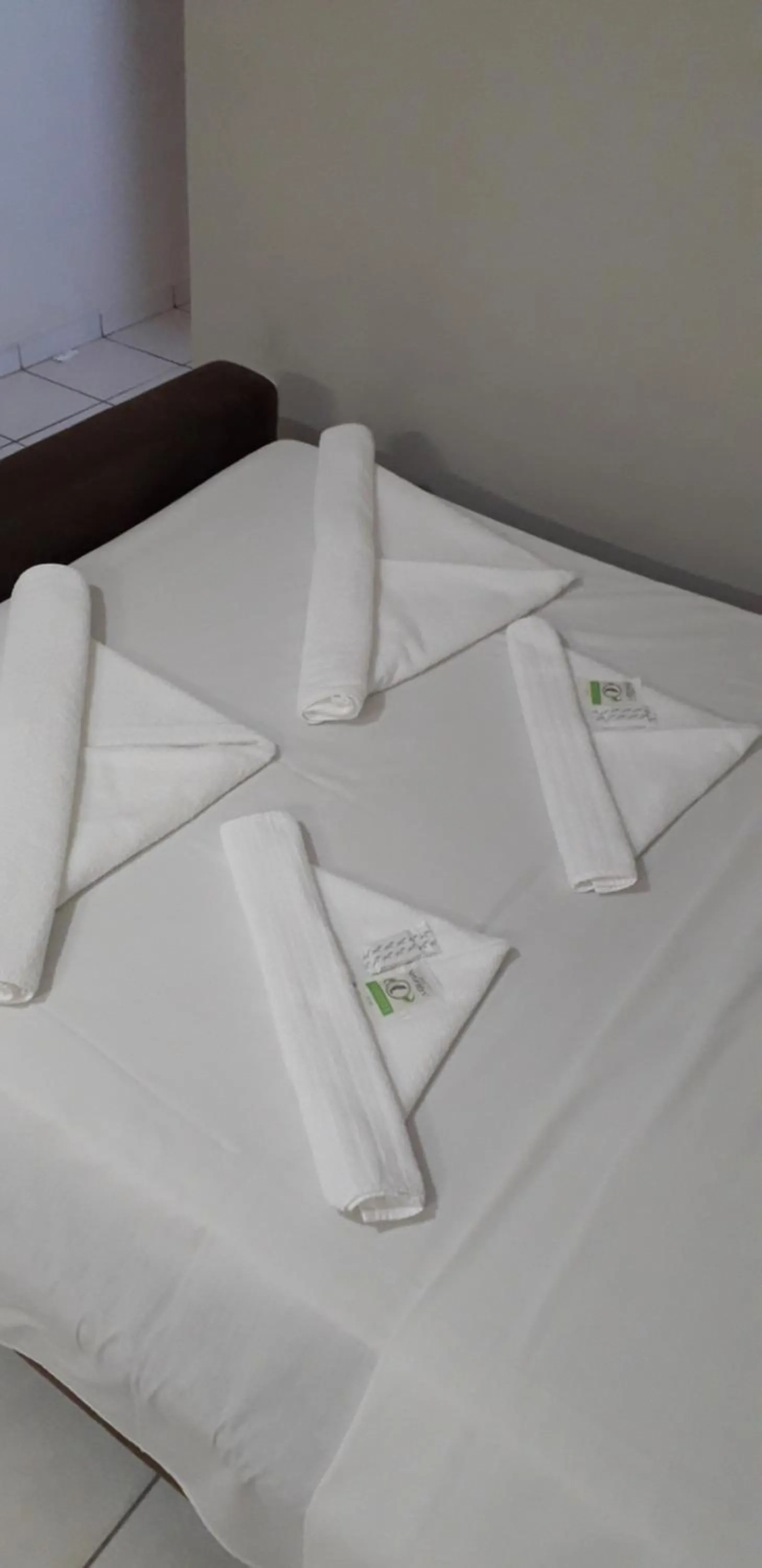 Bed in Hotel Jangada Flat