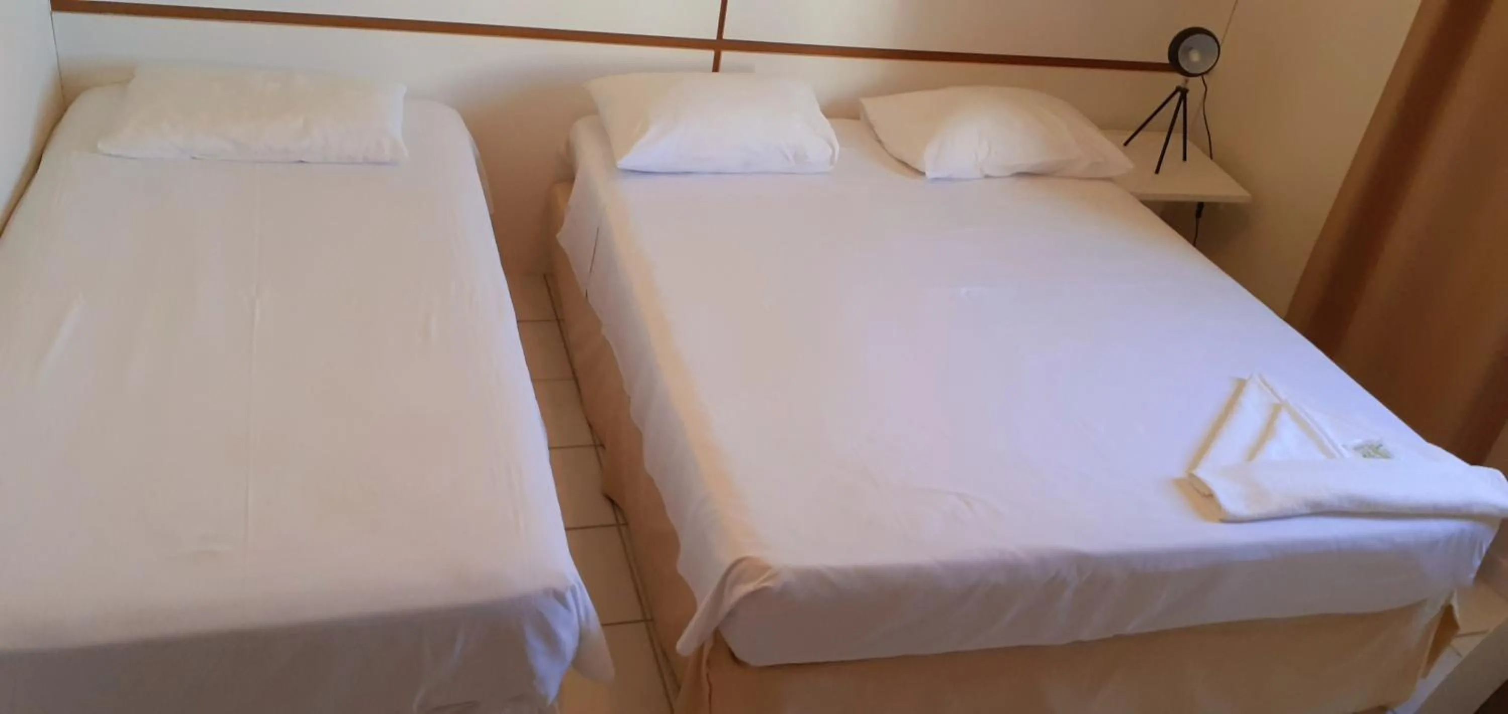 Bed in Hotel Jangada Flat