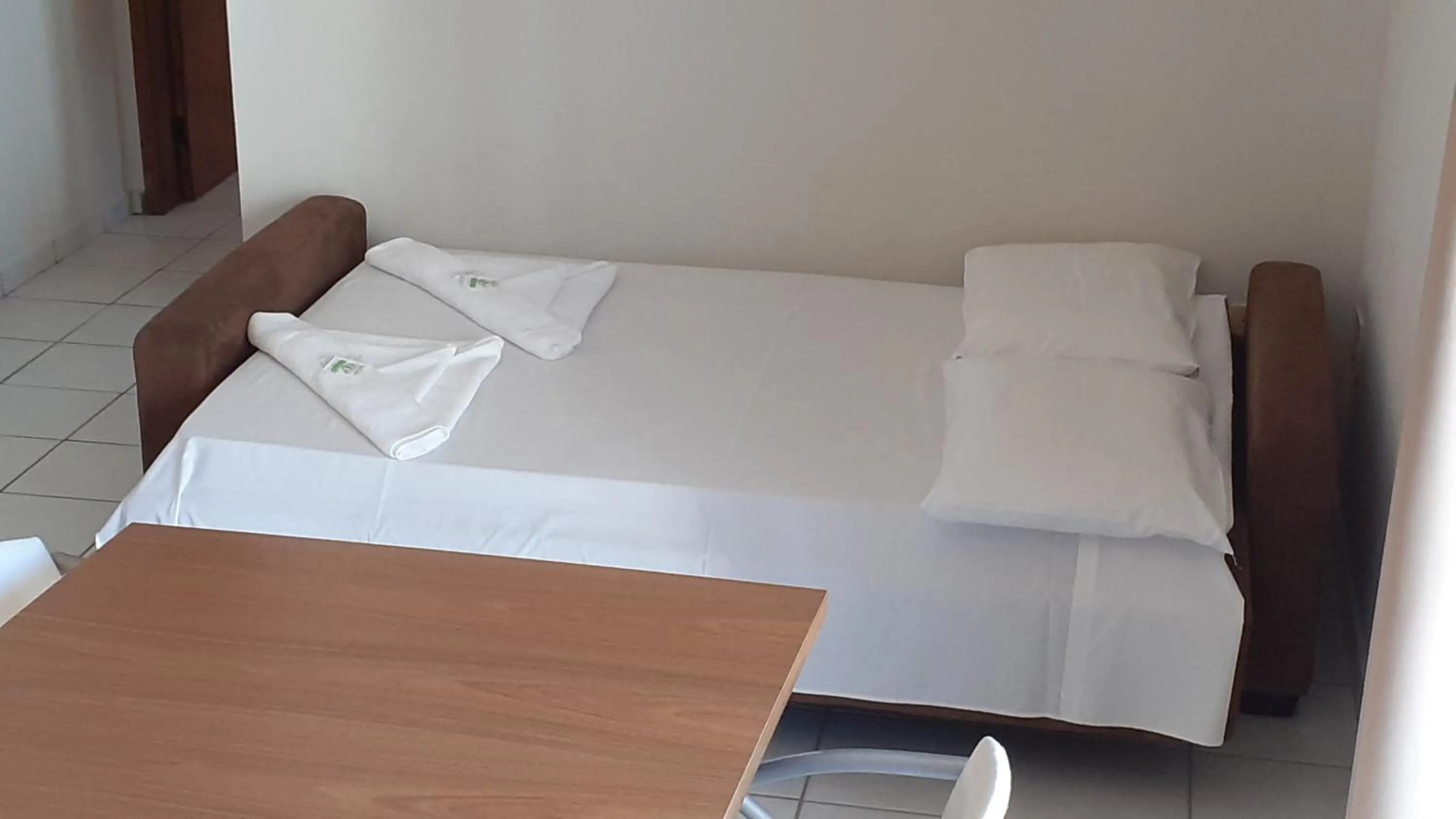 Bed in Hotel Jangada Flat