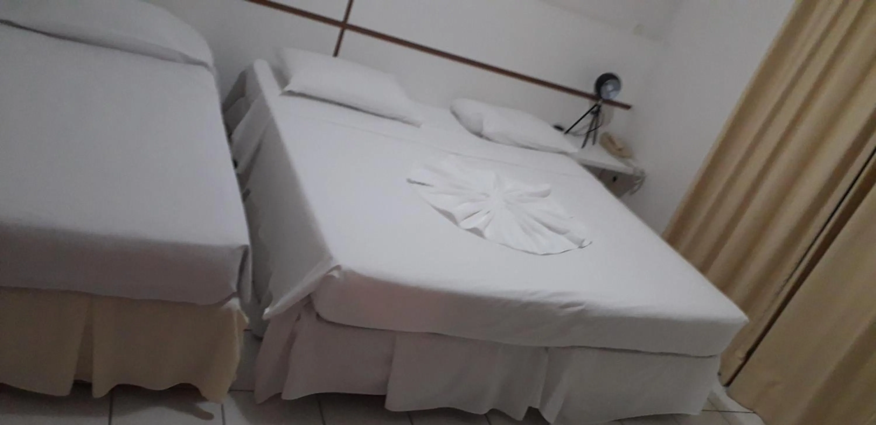 Bed in Hotel Jangada Flat