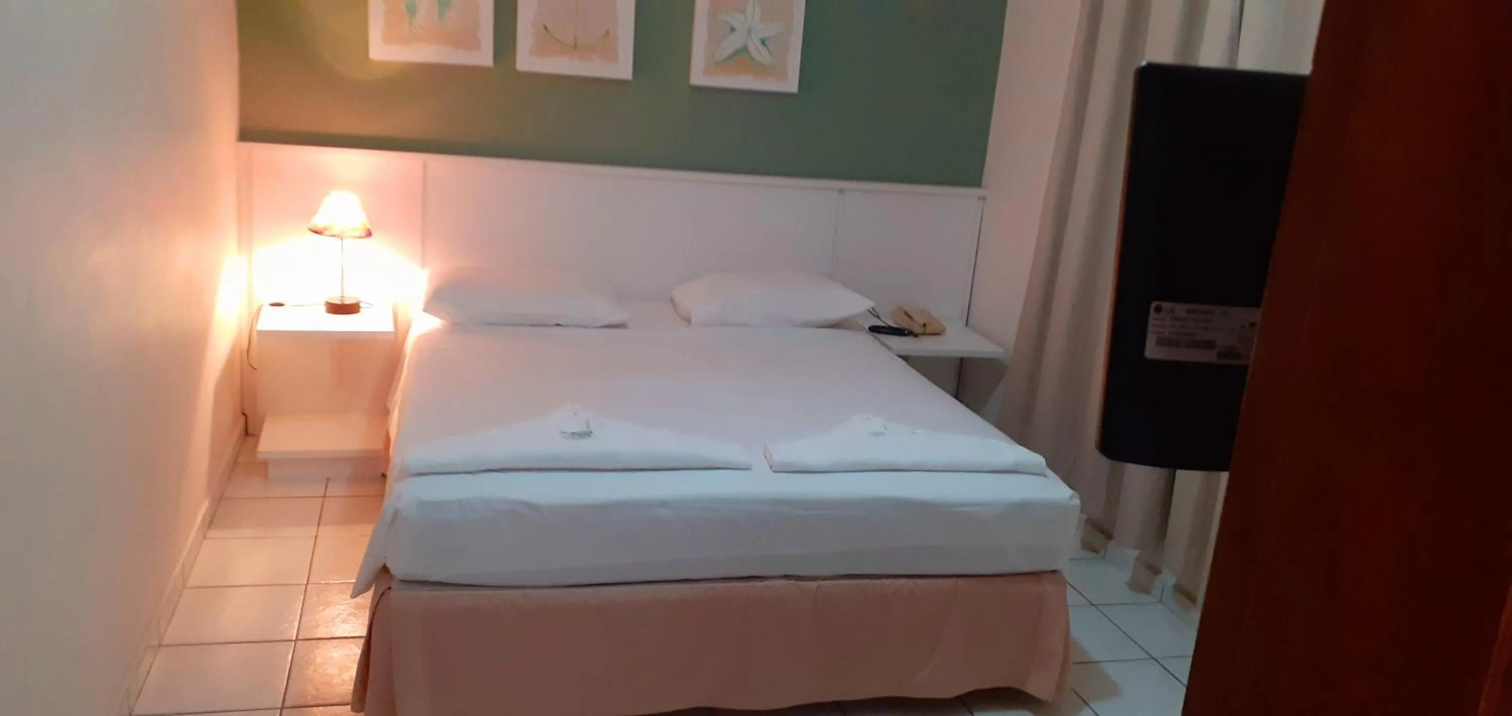 Bedroom, Bed in Hotel Jangada Flat