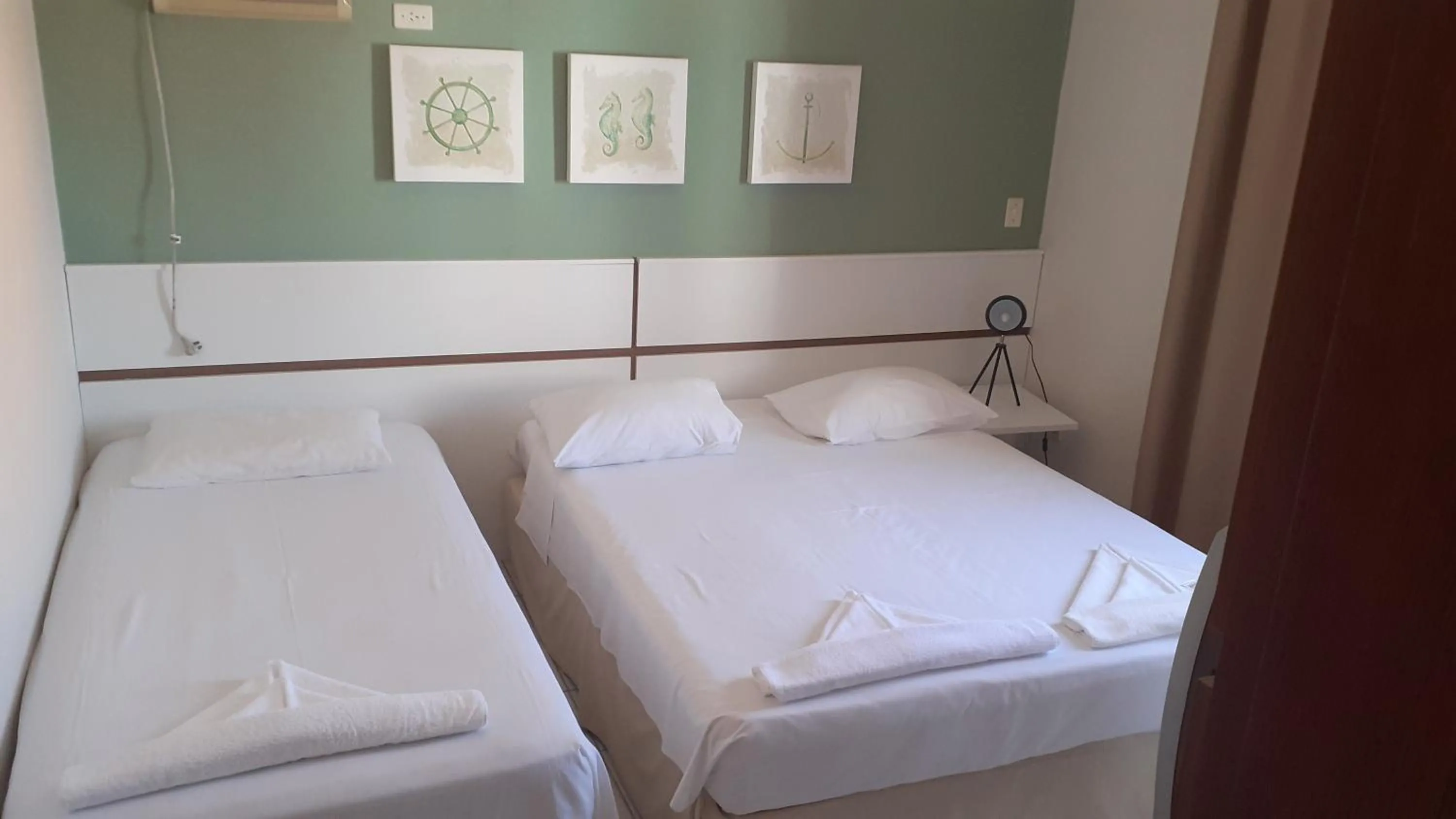 Bed in Hotel Jangada Flat