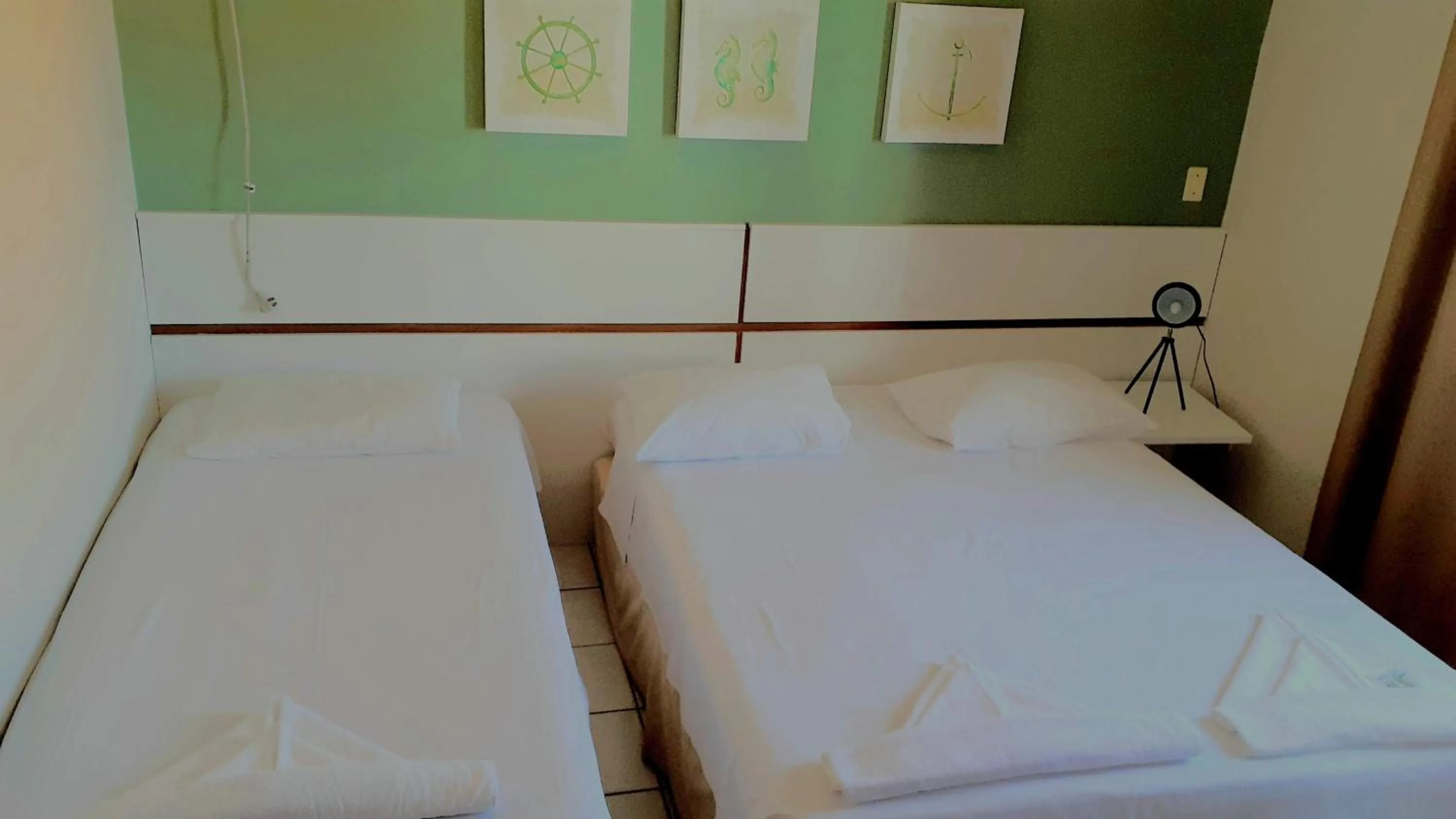 Bed in Hotel Jangada Flat