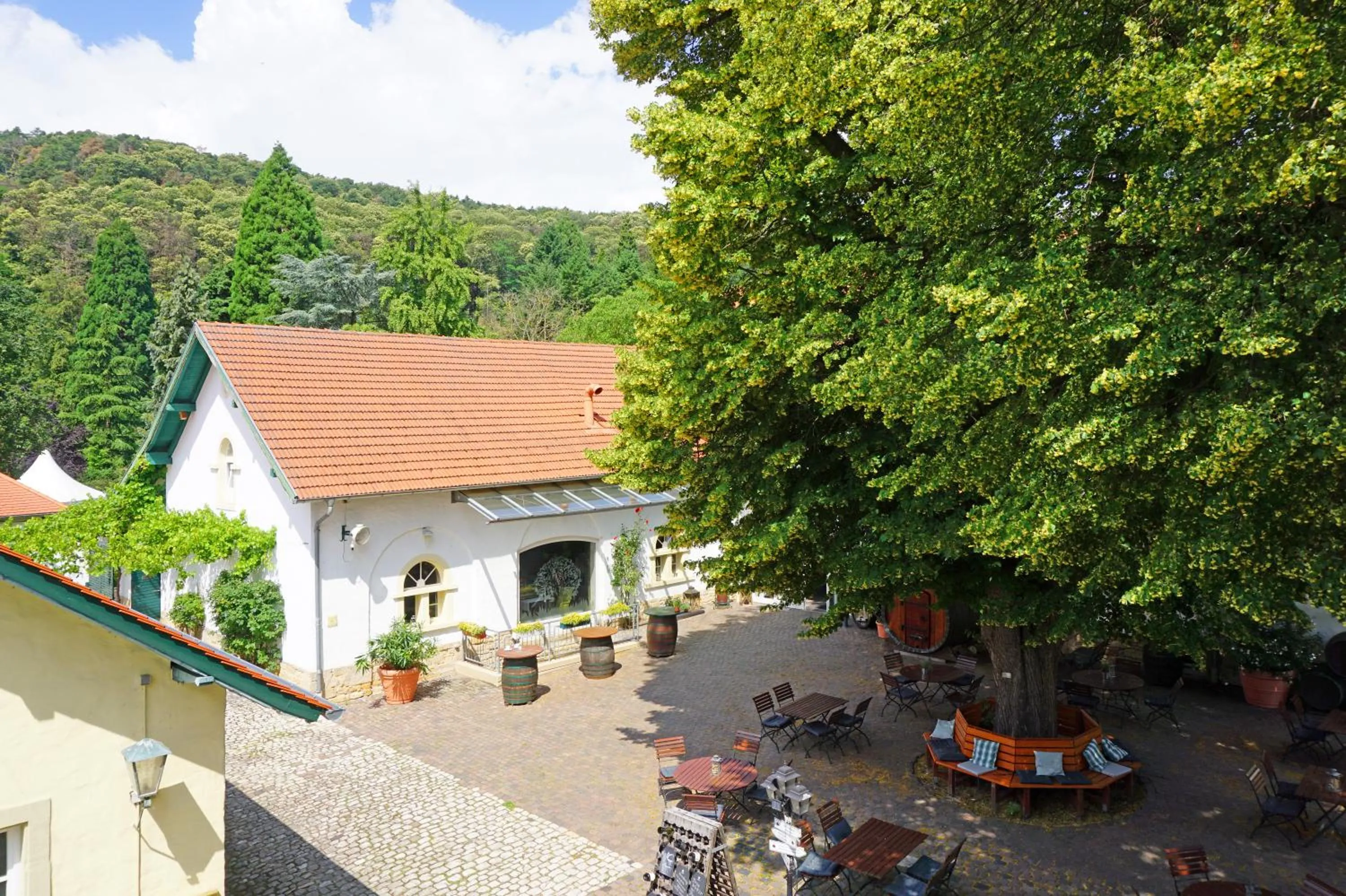 Facade/entrance in Hotel Annaberg