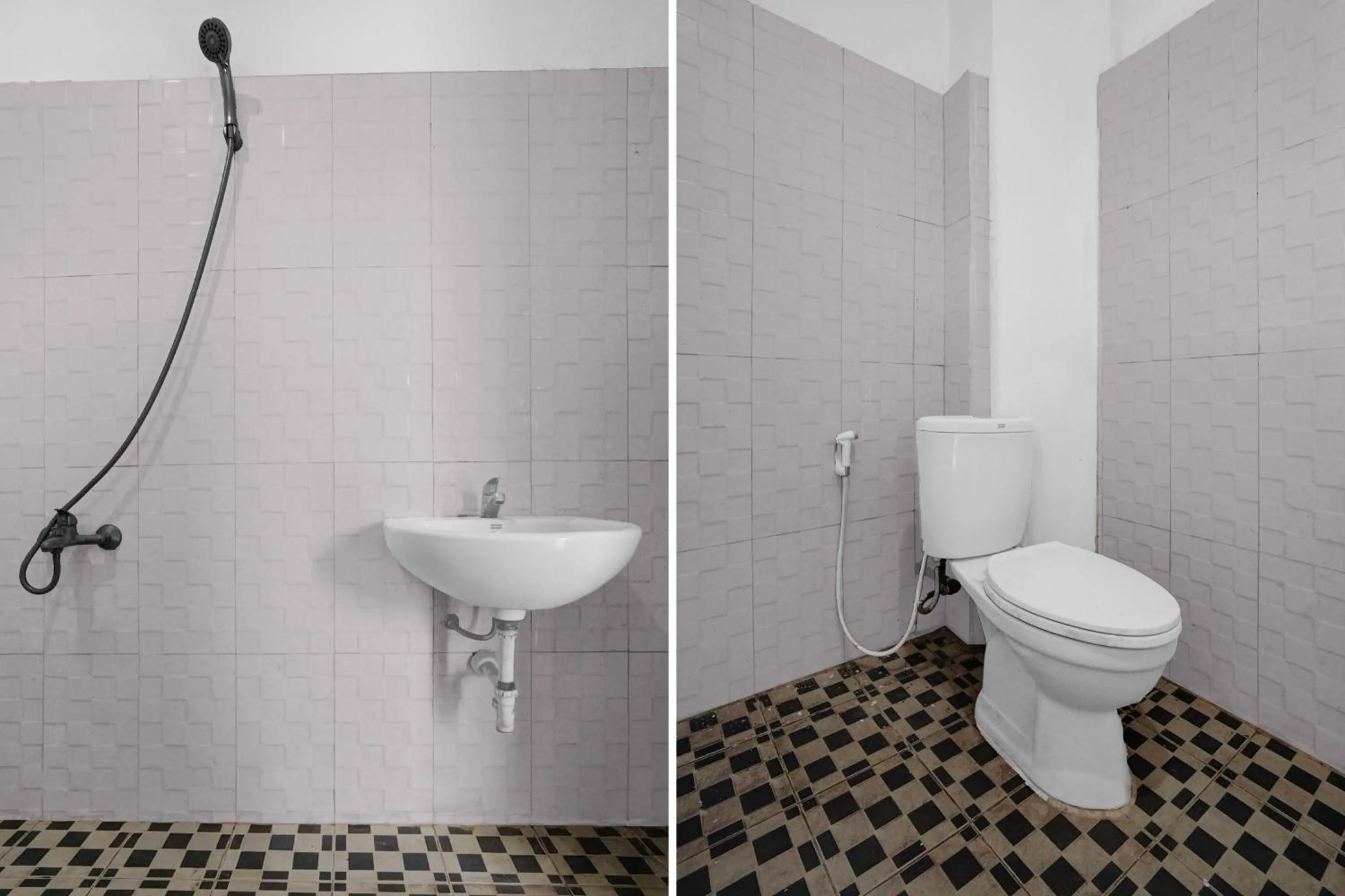 Bathroom in Hotel O near Jatim Park 3 formerly Srikandi Residence
