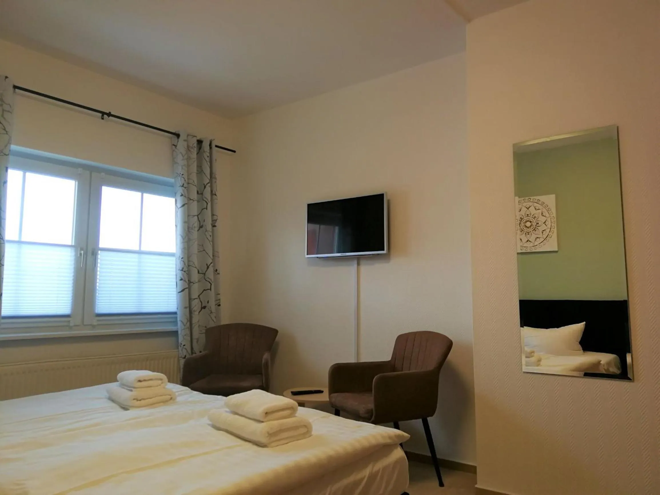 Bed in Hotel am Uckersee