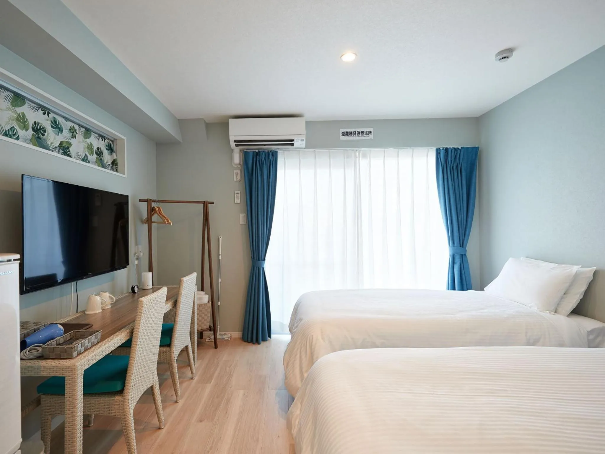 Photo of the whole room, Bed in Tenpoint Hotel OKOU