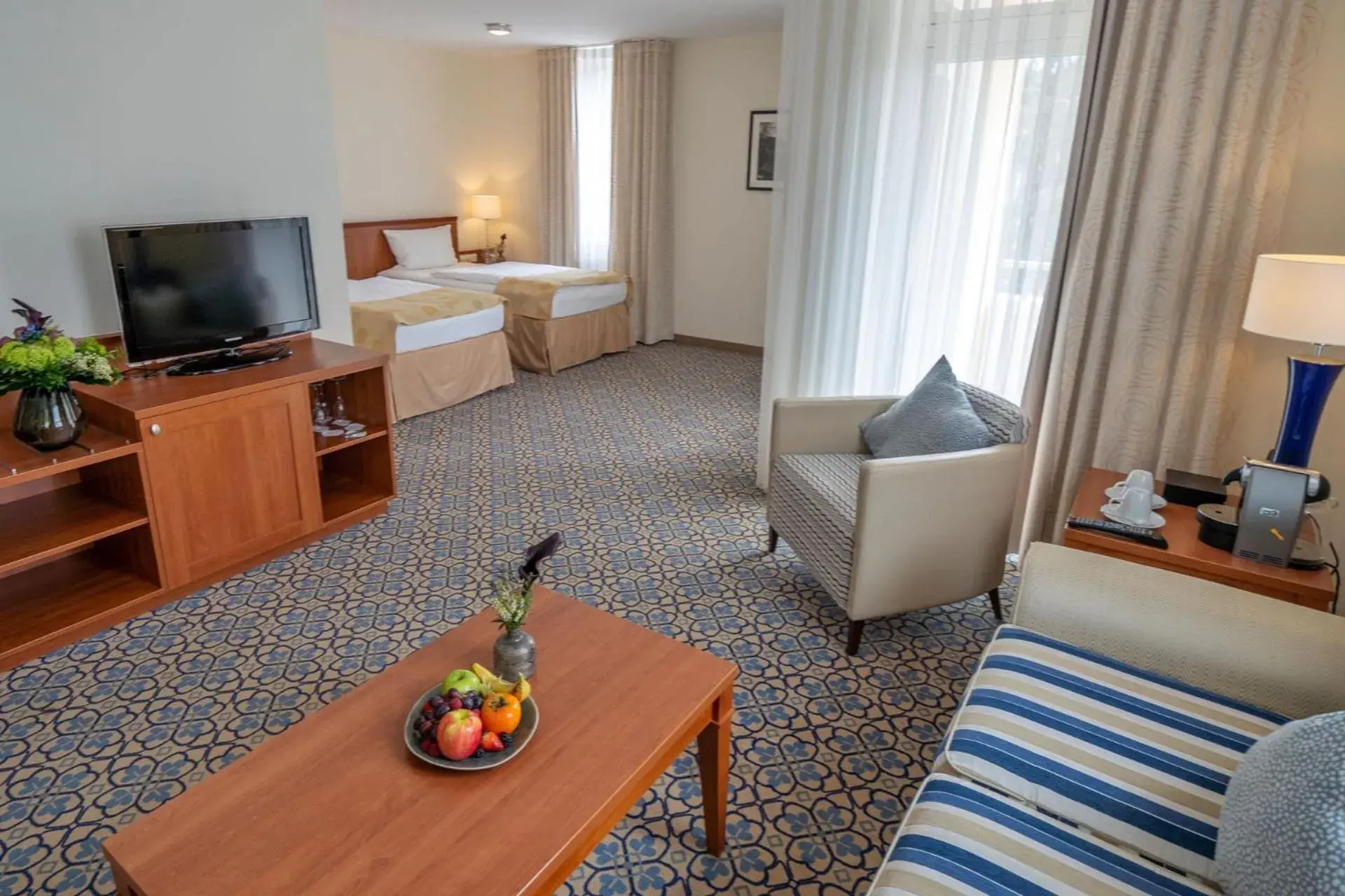 Living room, Bed in VILA VITA Rosenpark Living room, Bed in VILA VITA Rosenpark