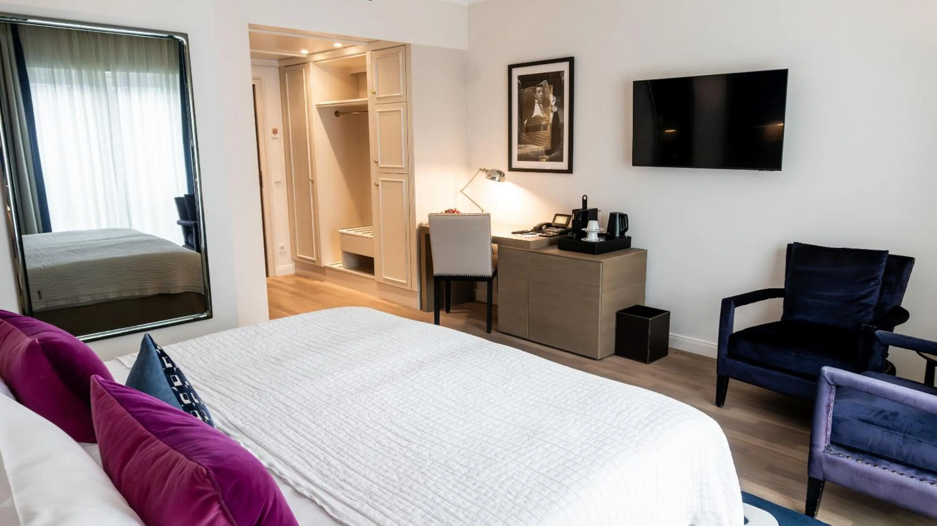 Coffee/tea facilities, Bed in VILA VITA Rosenpark