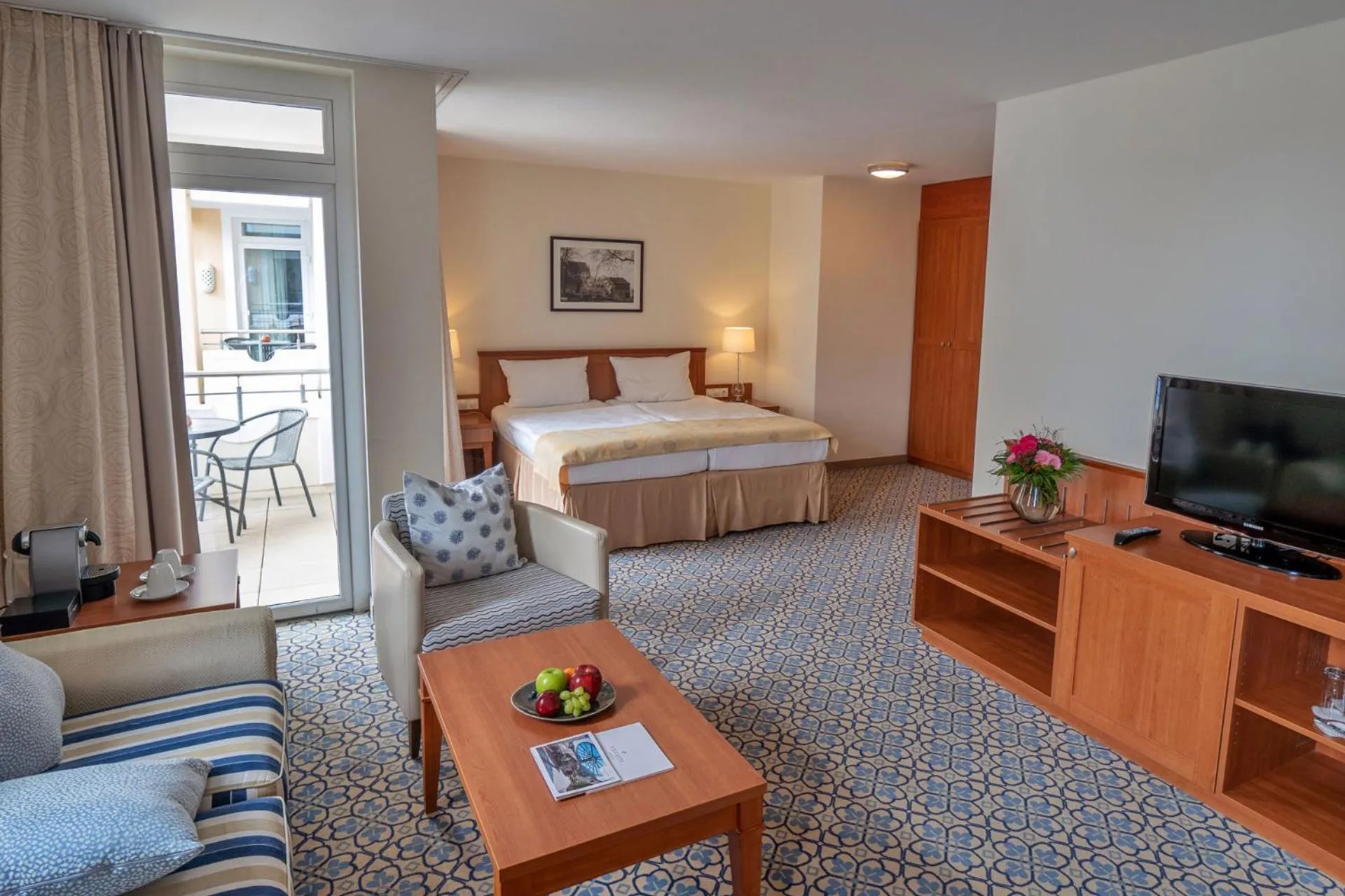 Bed in VILA VITA Rosenpark