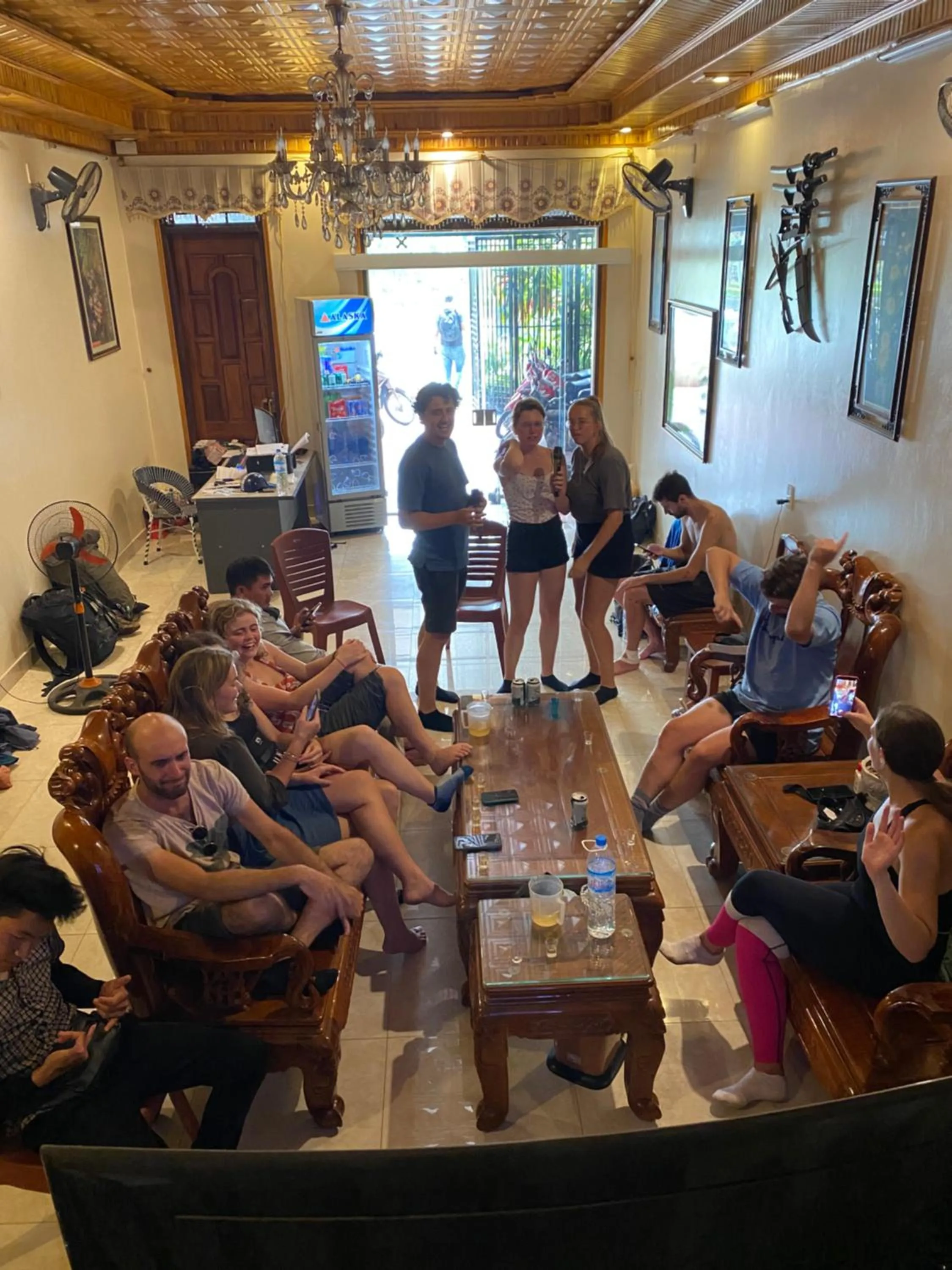 TV and multimedia in HG Hostel provide Tours & Motorbikes