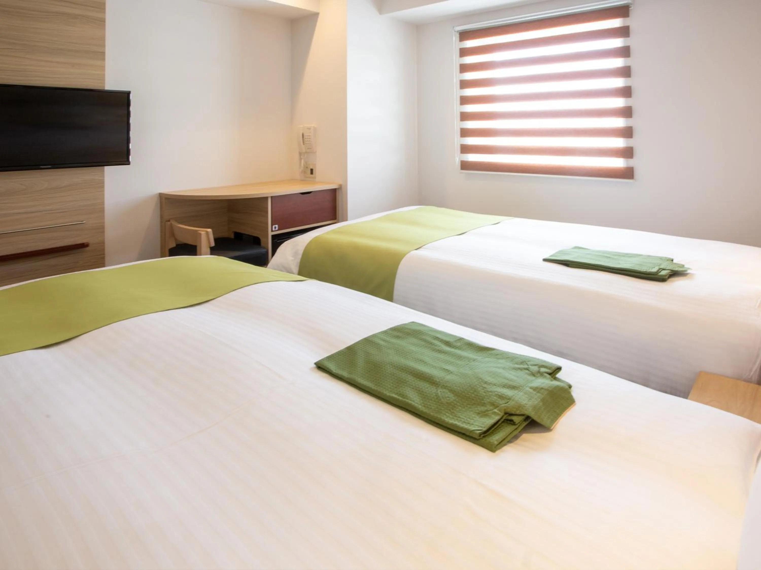 Photo of the whole room, Bed in Kuretake Inn Premium Fukuroi Ekimae