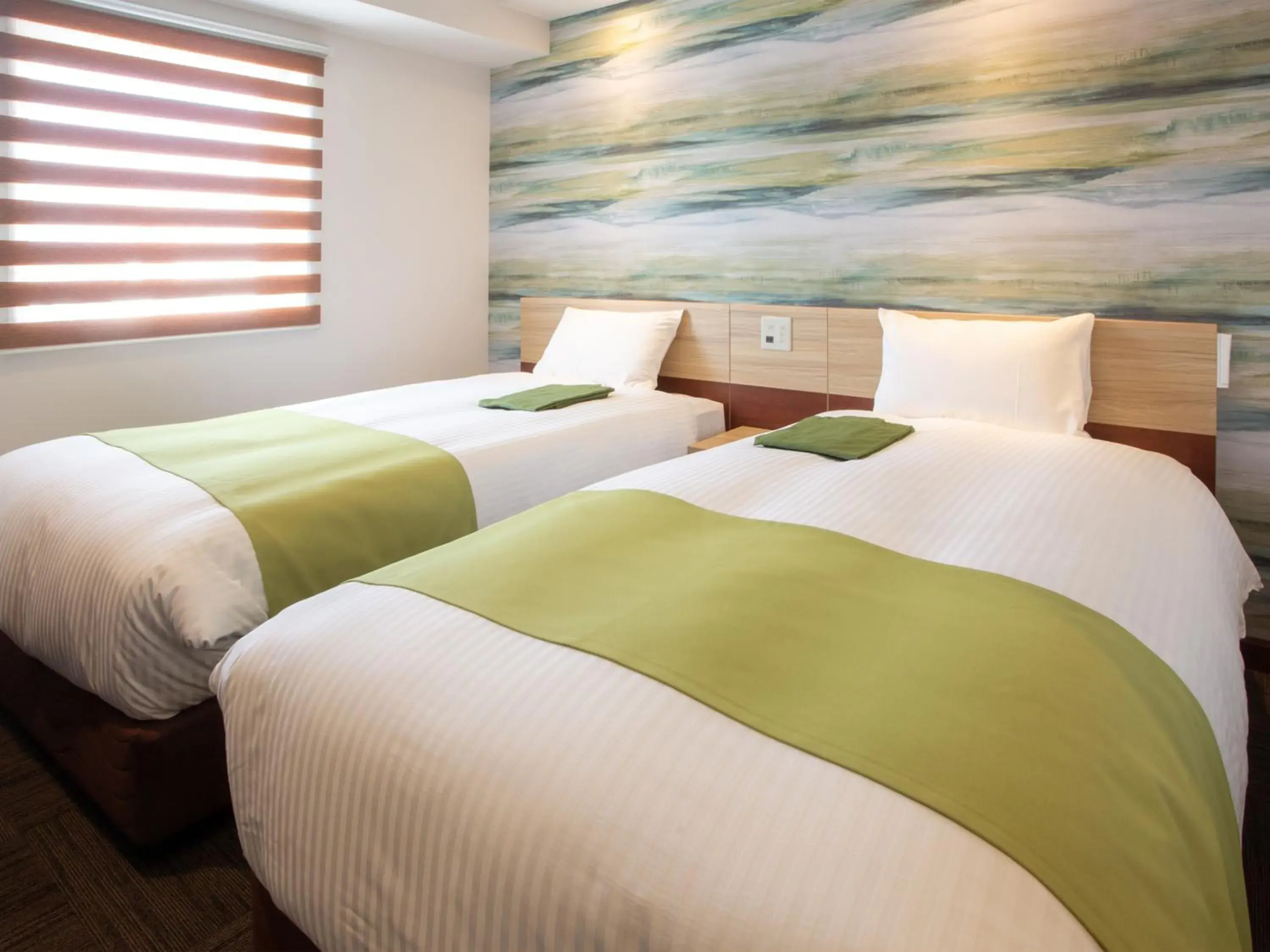 Economy Twin Room - Non-Smoking in Kuretake Inn Premium Fukuroi Ekimae Economy Twin Room - Non-Smoking in Kuretake Inn Premium Fukuroi Ekimae