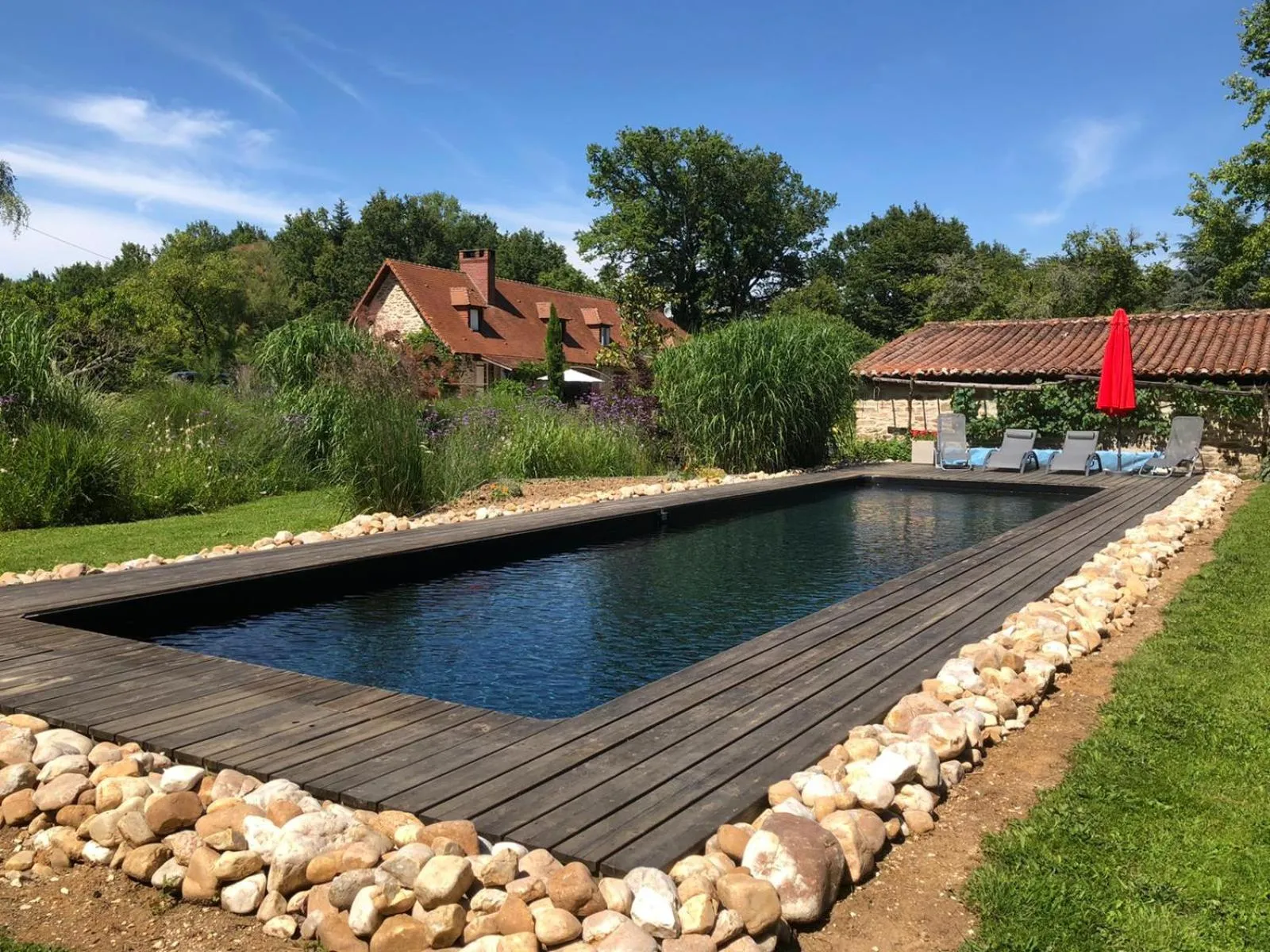 Swimming pool in Bienvenue au Mas