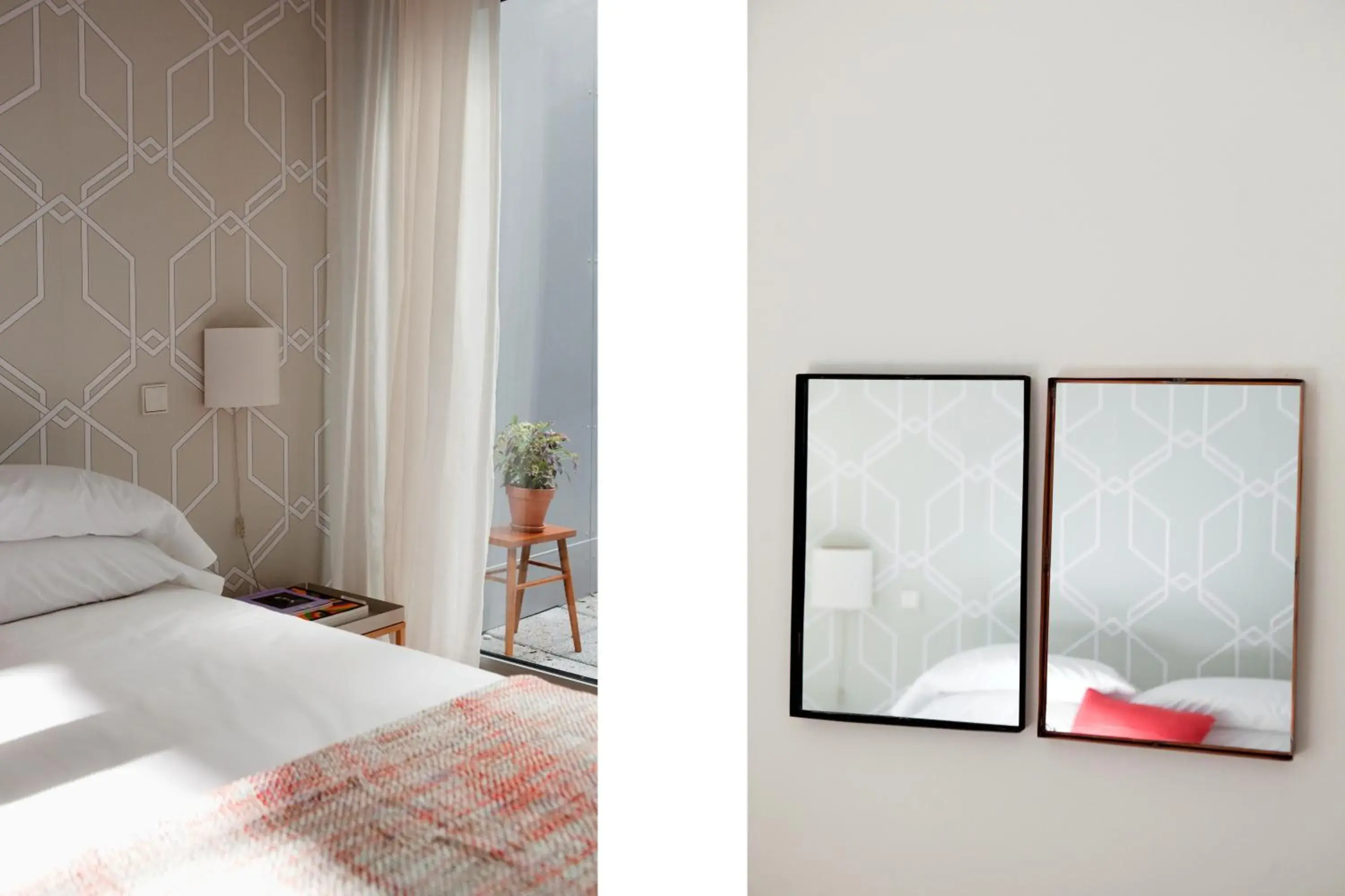 Bedroom, Bed in 60 Balconies Art Bedroom, Bed in 60 Balconies Art