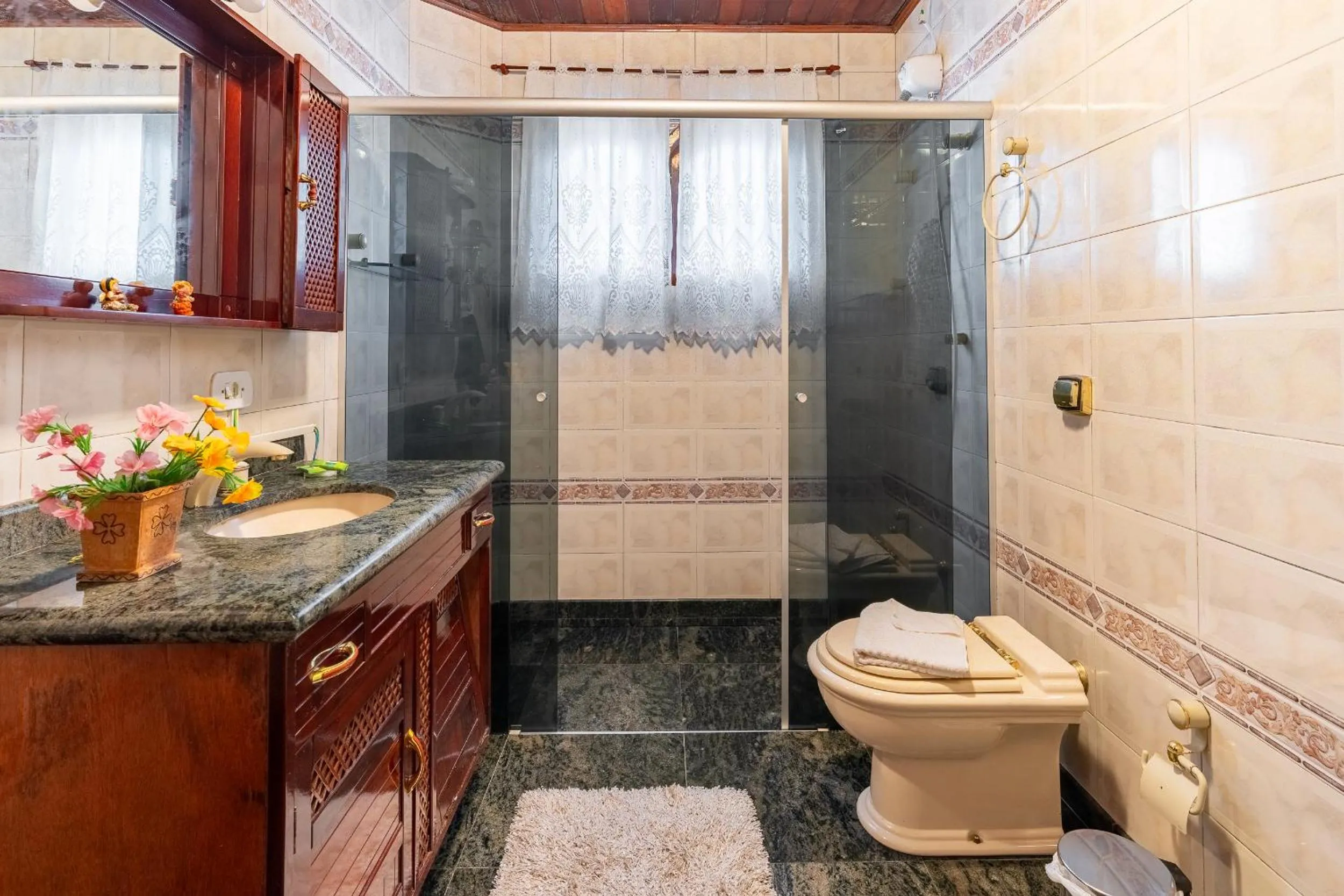 Bathroom in Pousada Recanto Sião