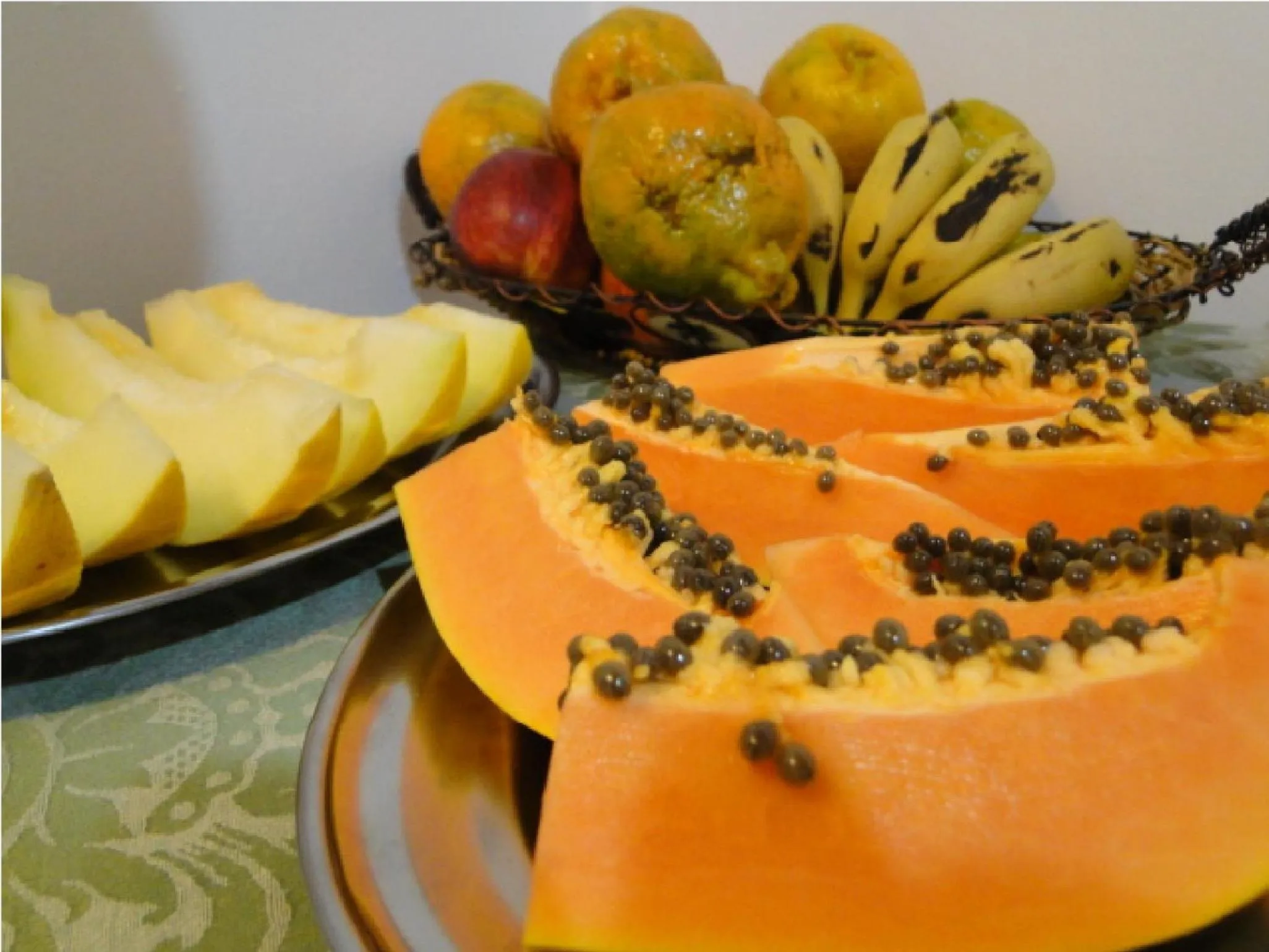 Buffet breakfast in Pousada Recanto Sião