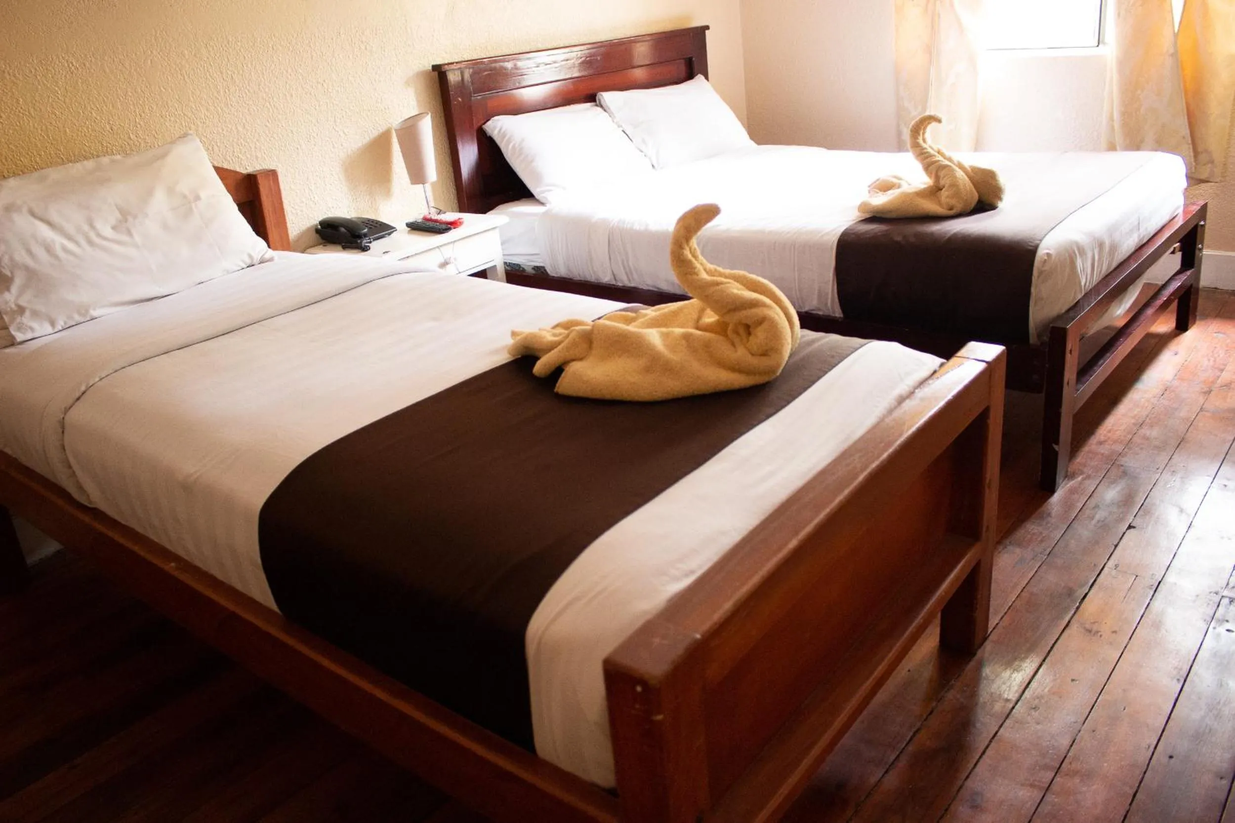 Bed in Hostal Loro Verde